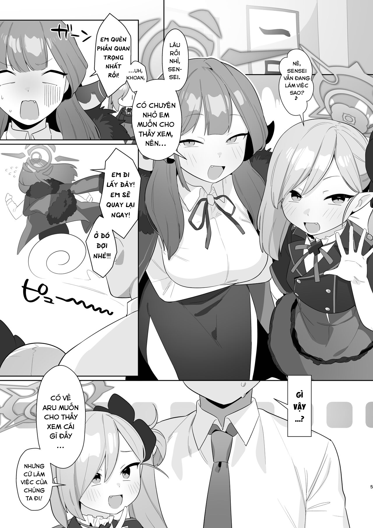Đọc truyện hentai Câu lạc bộ kiểm soát tâm trí Blue Archive - Oneshot