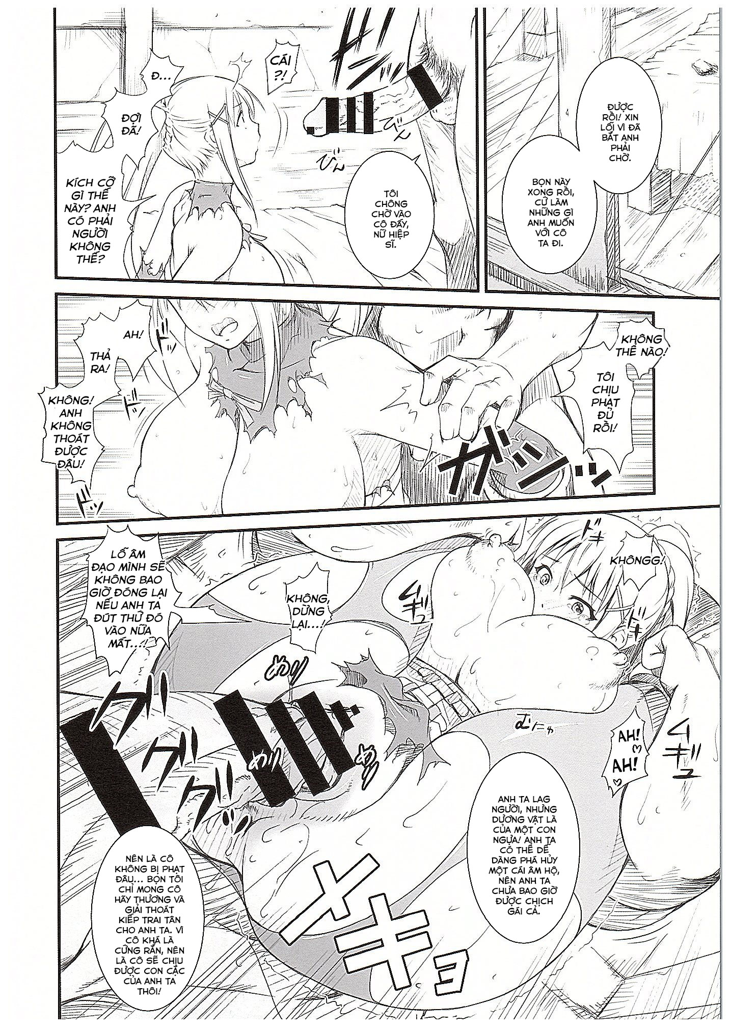 Đọc truyện hentai Nữ hiệp sĩ máu M - Oneshot