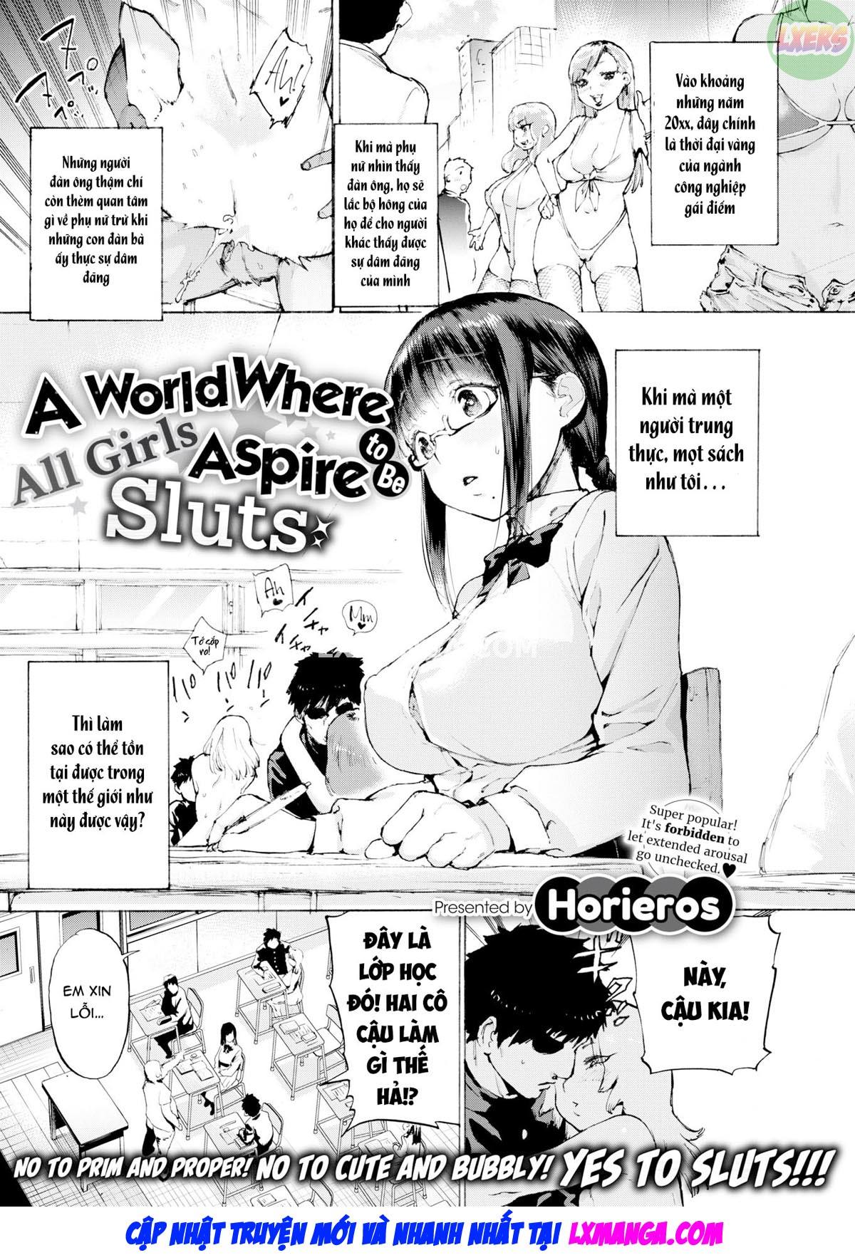 Đọc truyện hentai Thế giới mà các cô gái mơ ước Oneshot