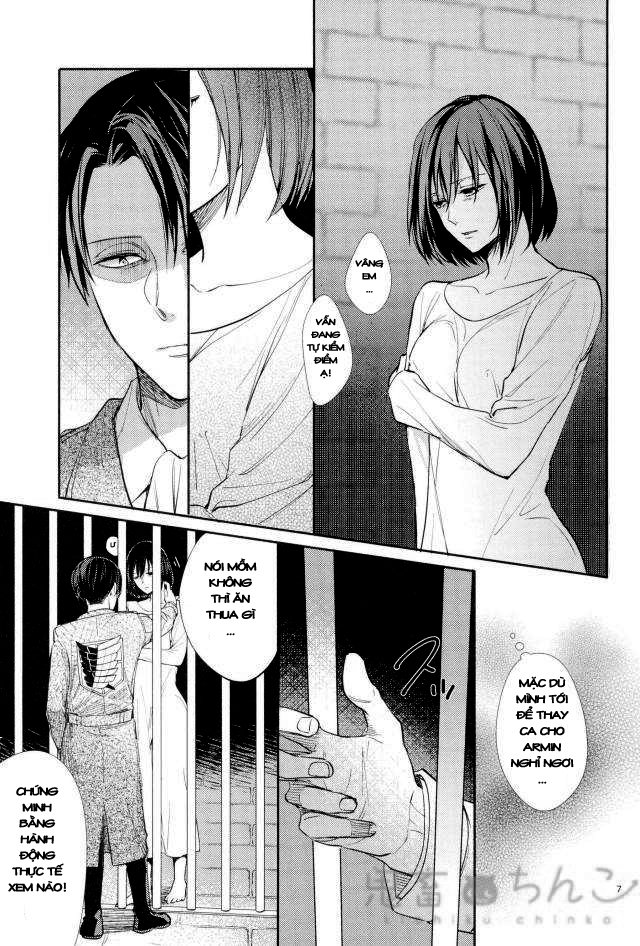 Đọc truyện hentai Ánh sáng phía bên kia (Shingeki no Kyojin) - Oneshot