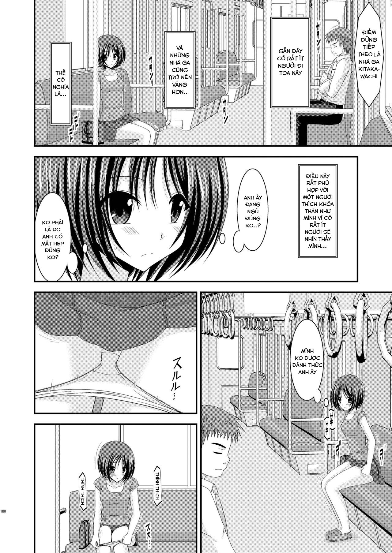 Đọc truyện hentai Cô gái thích khoả thân - Ngoại truyện 2: Tàu điện
