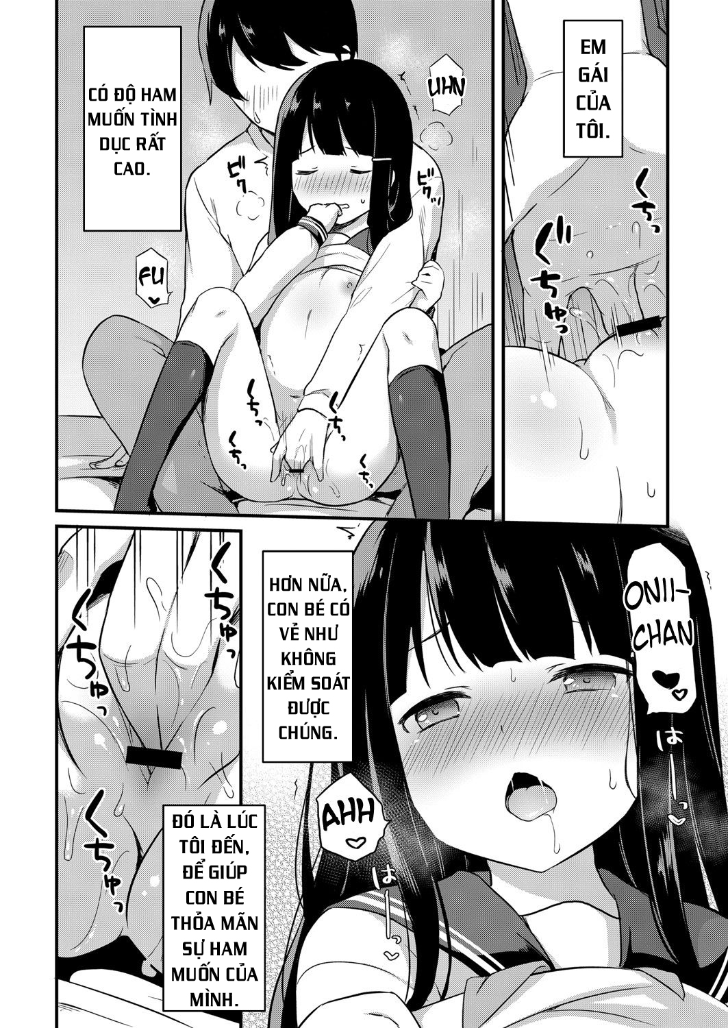 Đọc truyện hentai Sự cám dỗ của em gái nhỏ tôi - Chap 2: Chika và Onii-chan!