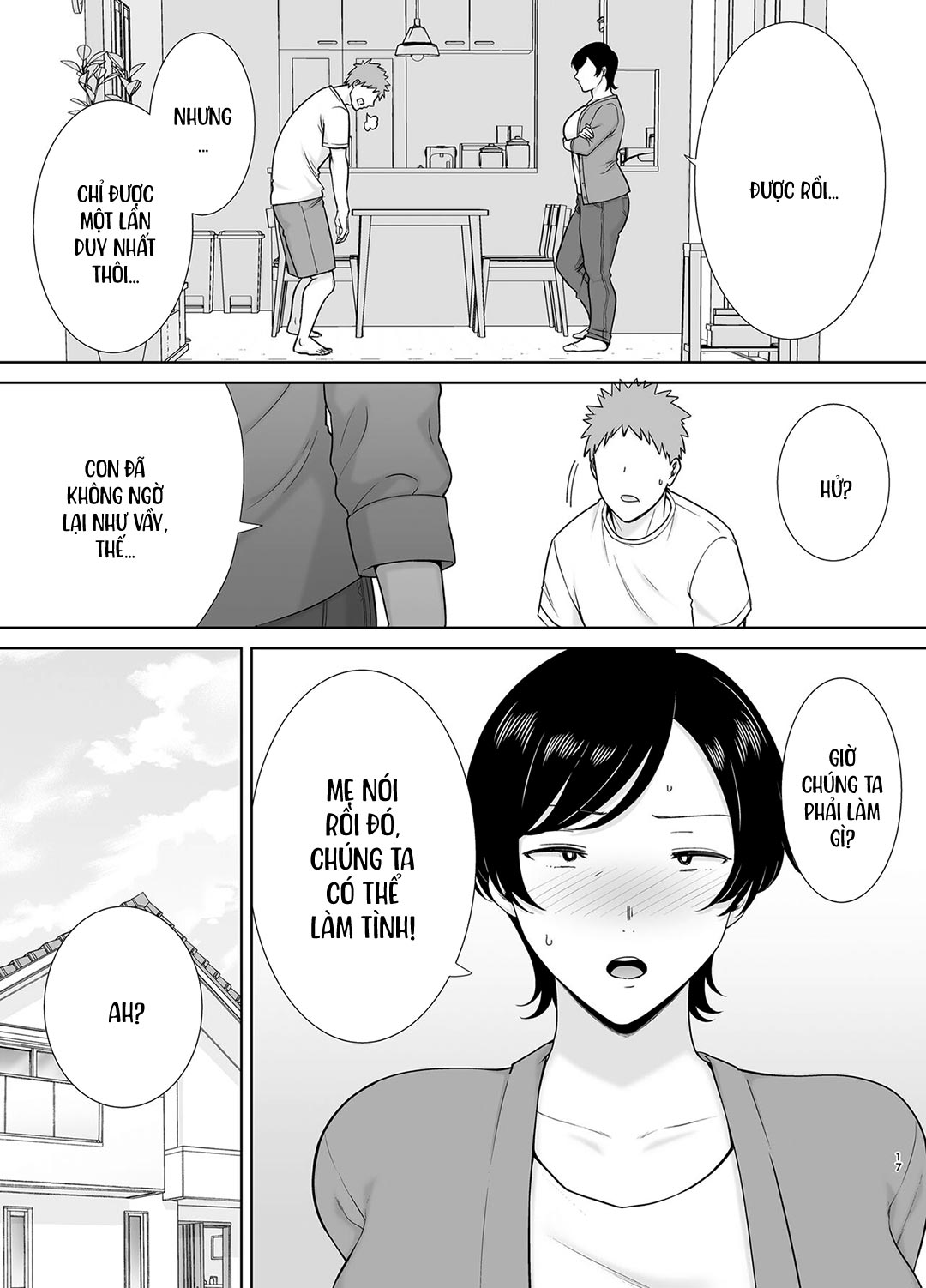 Đọc truyện hentai Mẹ cũng là phụ nữ - Chap 1 - Có che