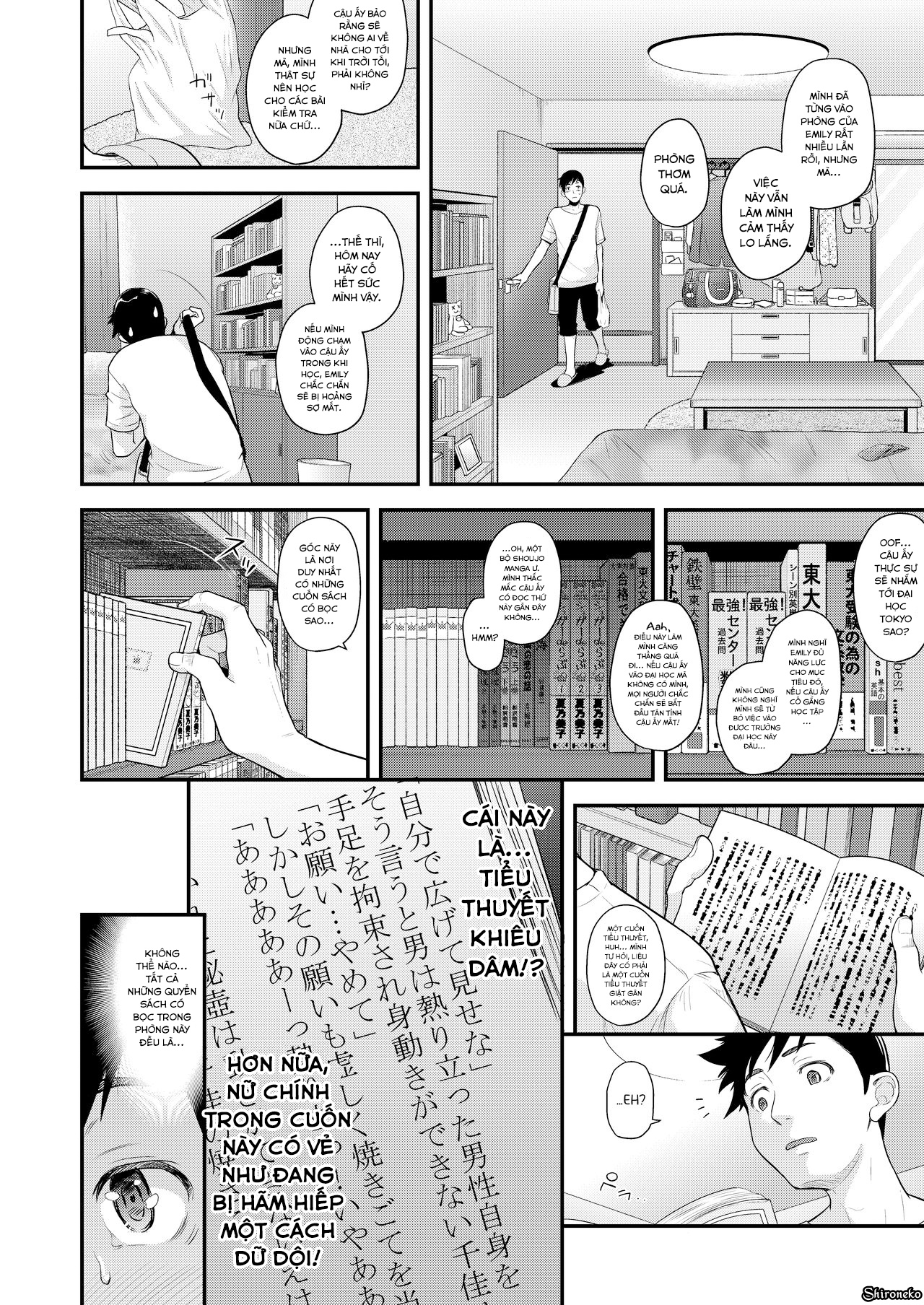 Đọc truyện hentai Jimiko to Ichinichijuu Sex - Chap 4 - Jimiko to Ichinichijuu Sex 4 - Futarikiri no Juken Benkyou wa...