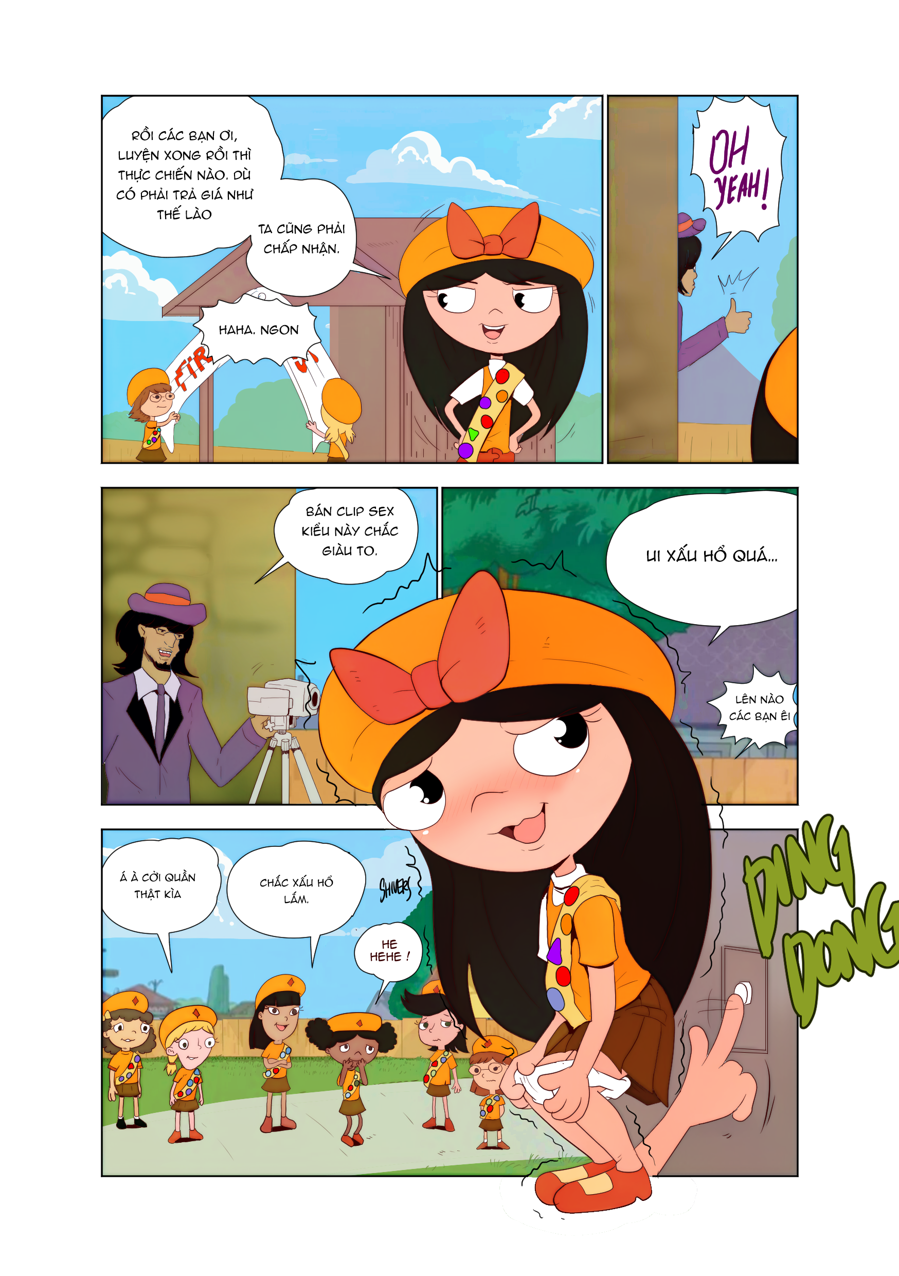 Đọc truyện hentai Phineas và Ferb: Fireslut Girls - Oneshot