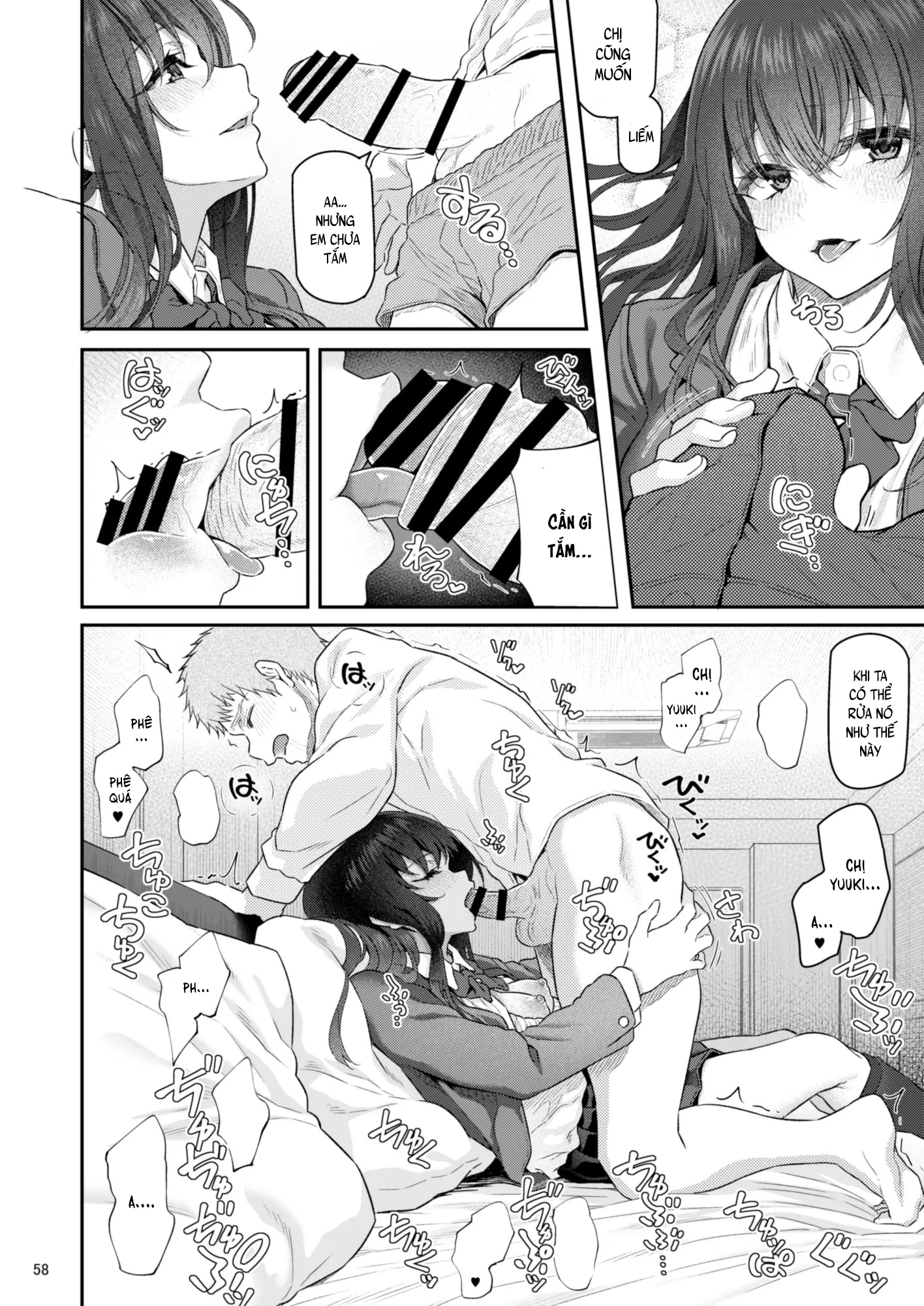Đọc truyện hentai Phục vụ của 3 nữ sinh đóng phim segg - Chap 4
