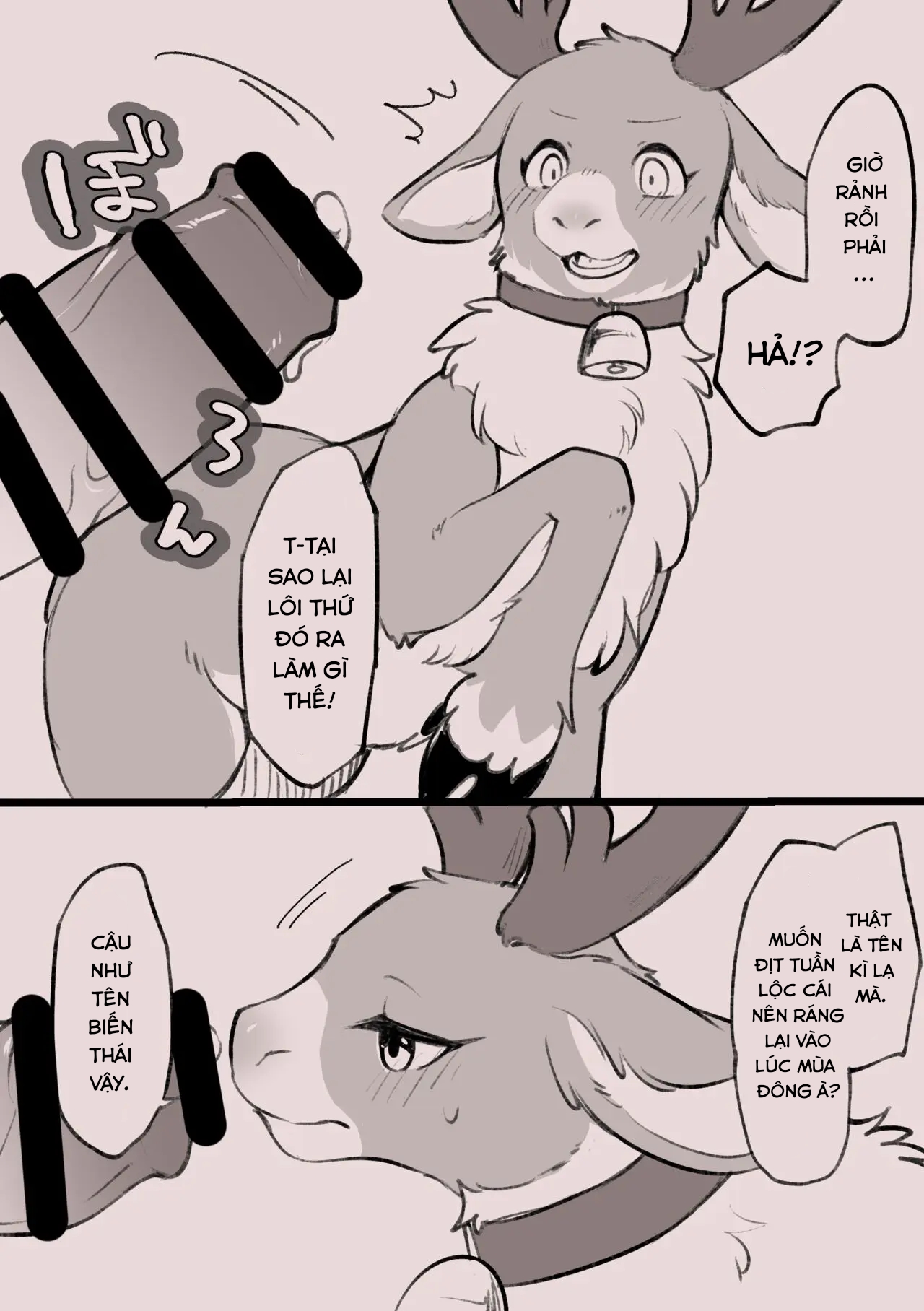 Đọc truyện hentai Người ngựa và tuần lộc - Oneshot