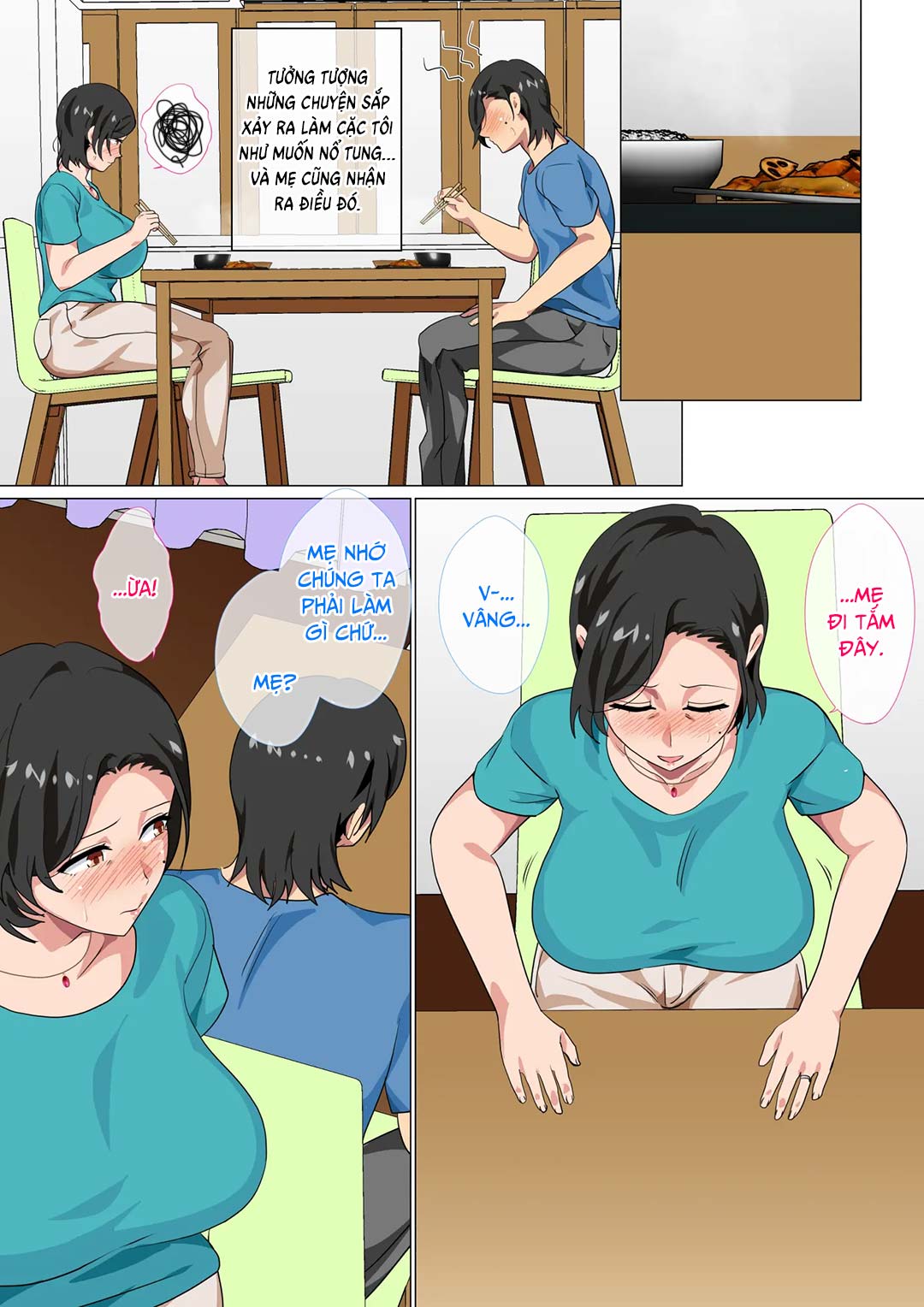 Đọc truyện hentai Câu chuyện về việc tôi đã thổ lộ tình cảm của mình với mẹ và bà cho tôi quan hệ tình dục với bà chỉ trong một ngày - Chap 1