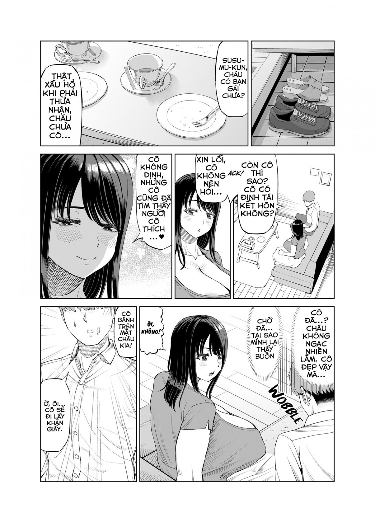 Đọc truyện hentai Bị quyến rũ bởi mẹ thằng bạn - Oneshot