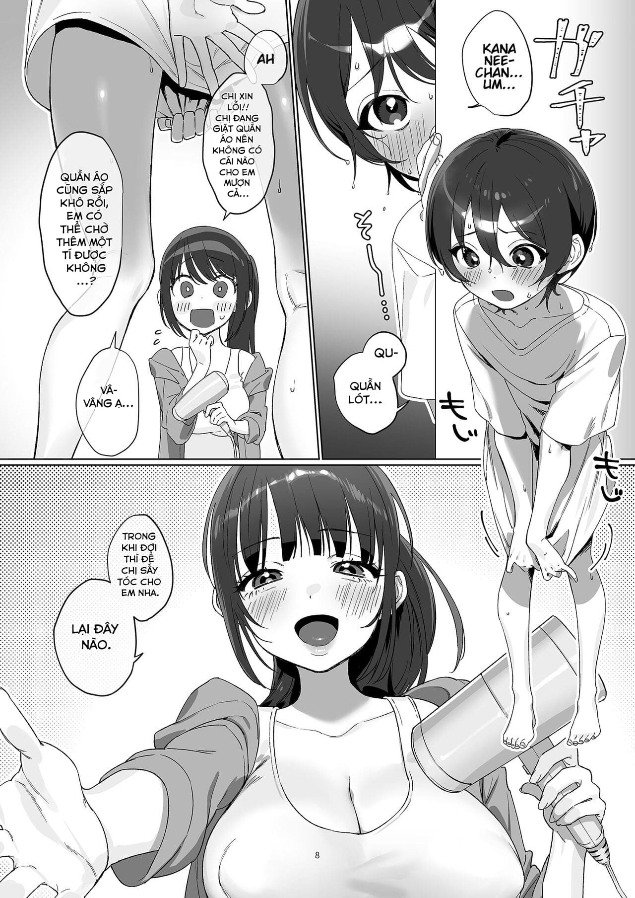 Đọc truyện hentai Mưa chị hàng xóm - Chap 2: SEGGGGGG