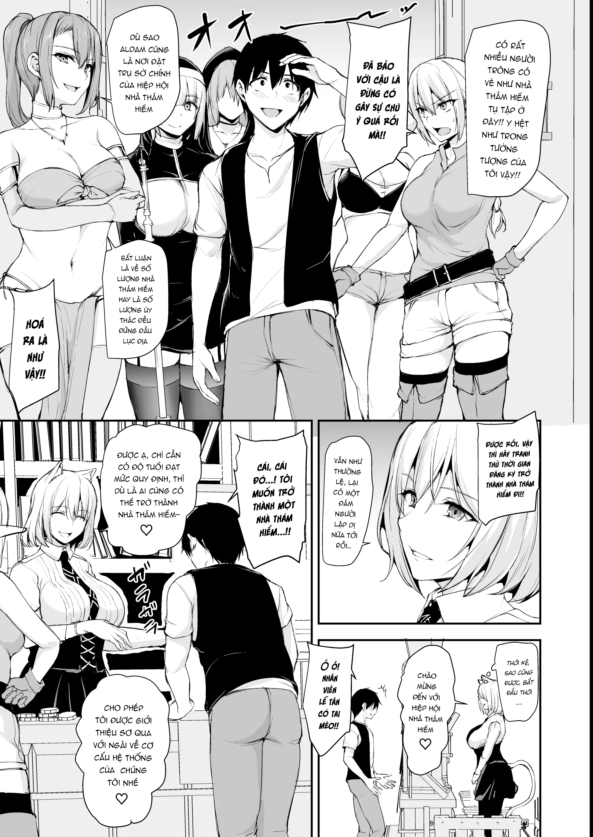 Đọc truyện hentai Câu chuyện về một thế giới khác đầy nắng - Chap 1