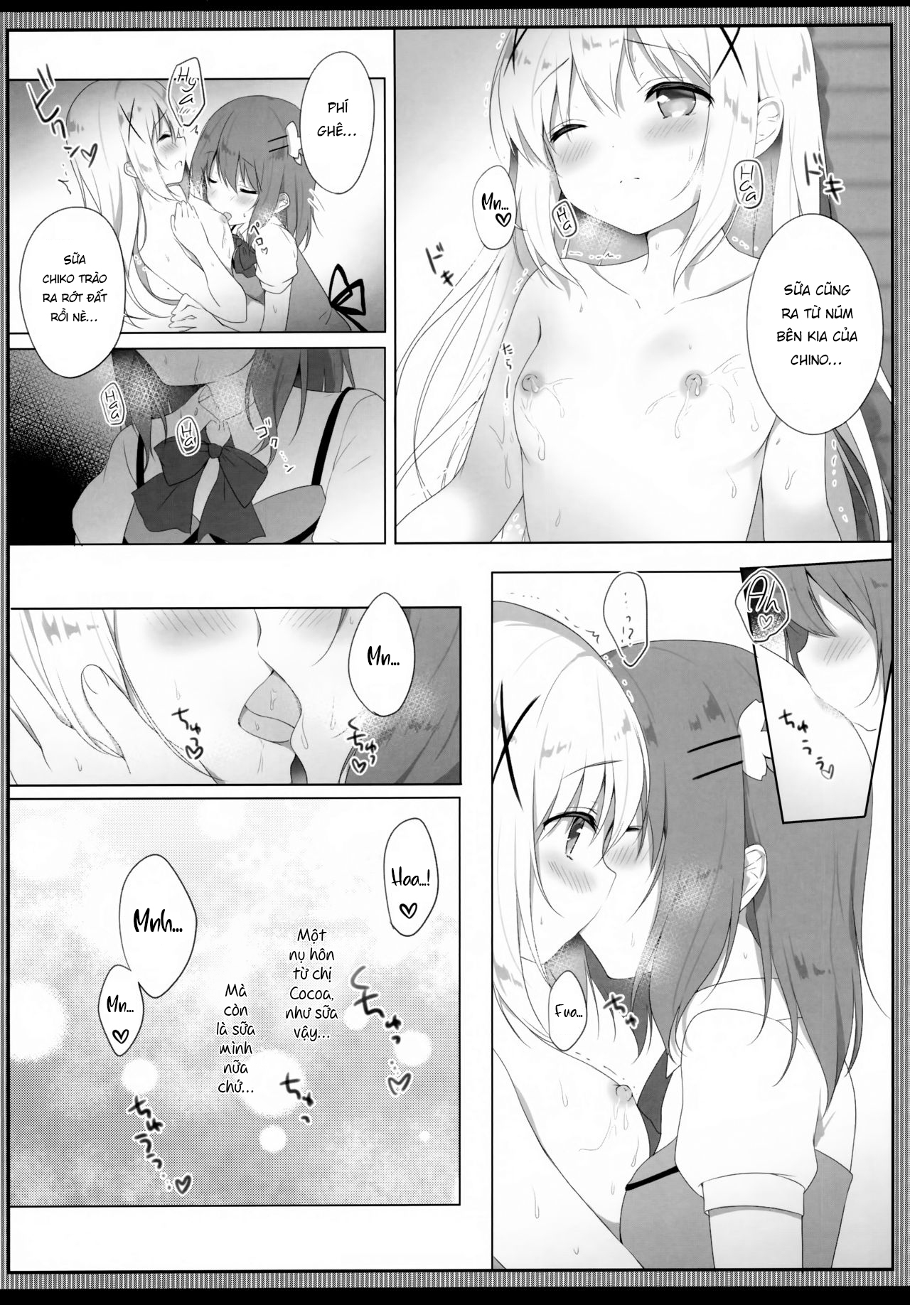 Đọc truyện hentai Chino’s Sweet & Fatty Milk - Oneshot