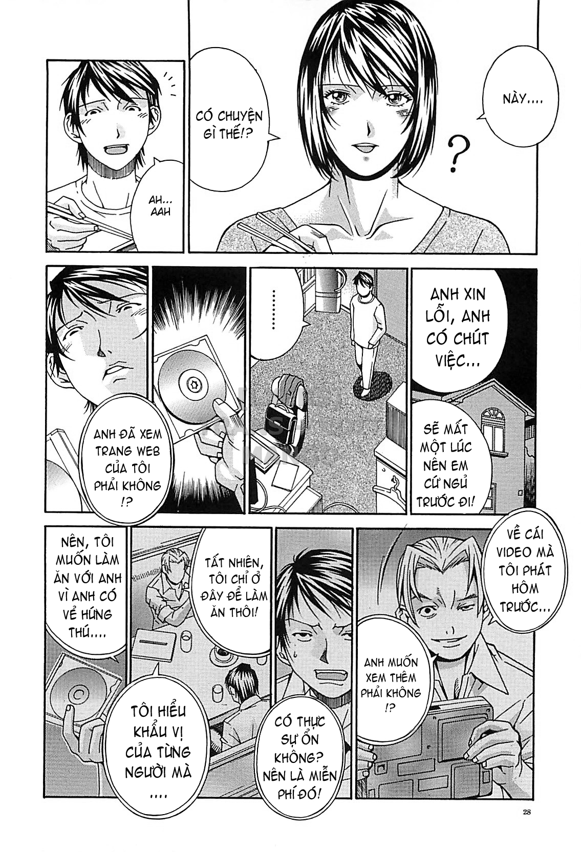 Đọc truyện hentai Vợ dâm - Chap 2