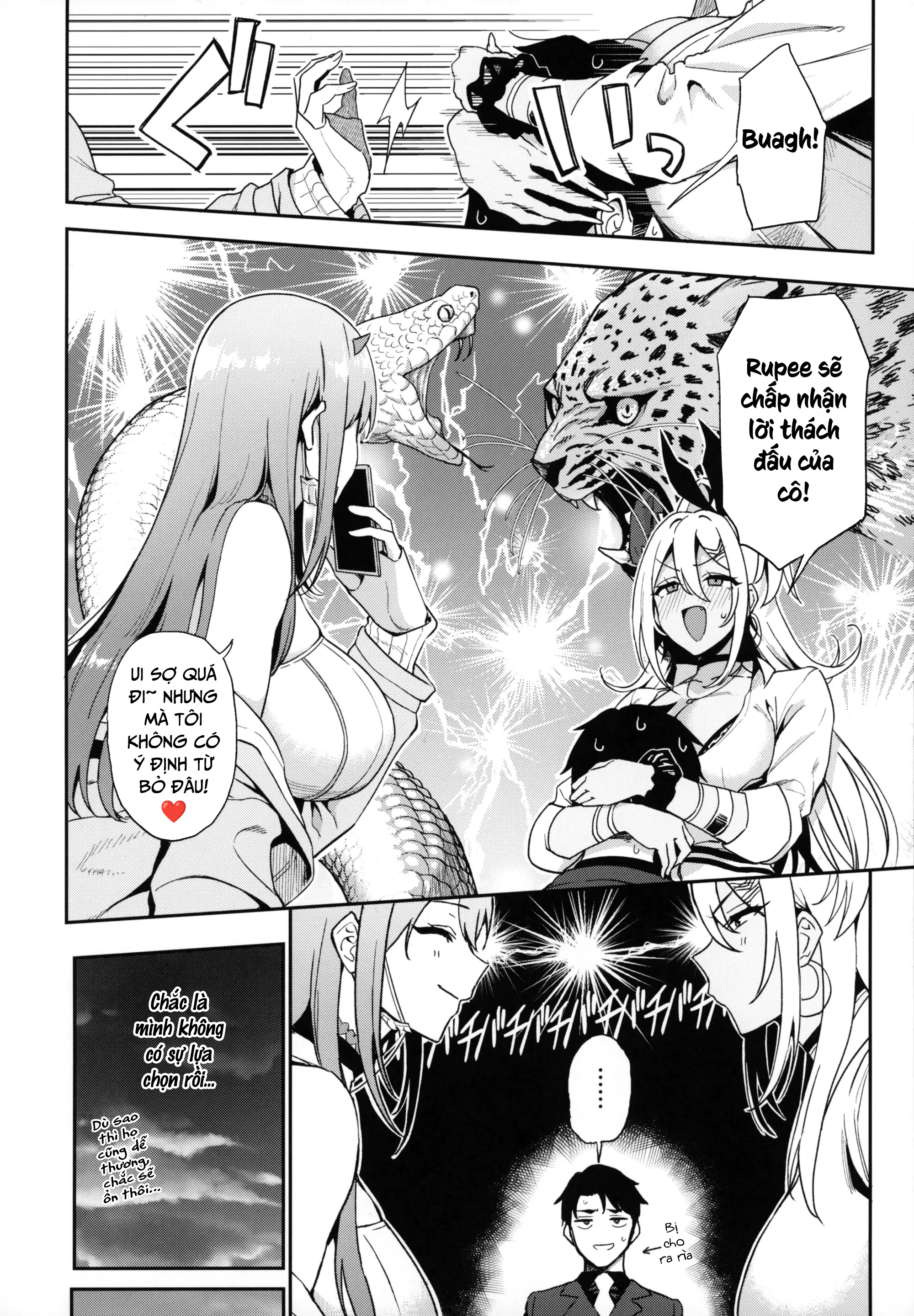 Đọc truyện hentai Cuộc thách đấu của các cô gái - Oneshot