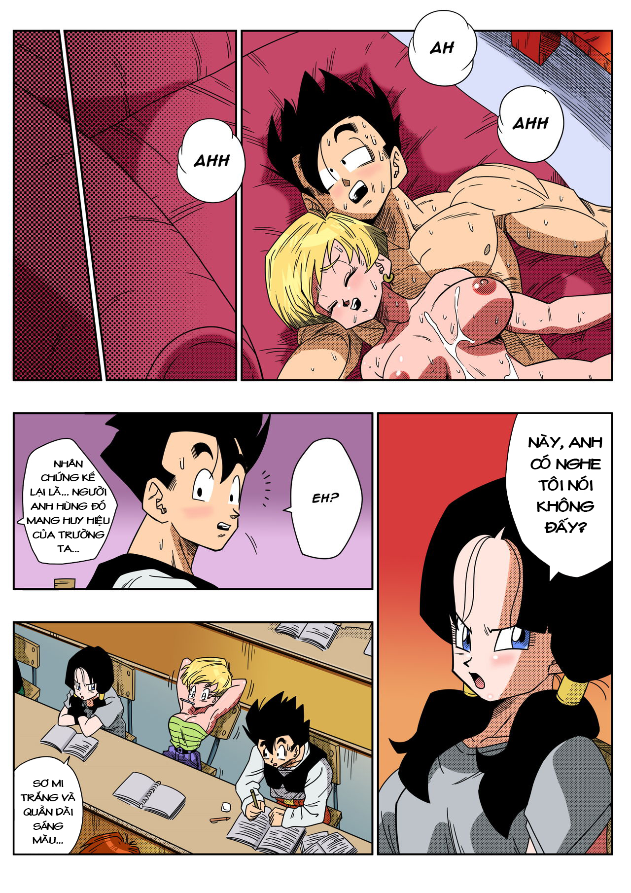 Đọc truyện hentai Cặc Hóa Siêu Xayda Đại Chiến Với Những Cái Lồn Xinh - Chap 1: Đẹp trai khoai to thì gái tự bu đến (Không che + Có màu) - Update: 27-08-2023