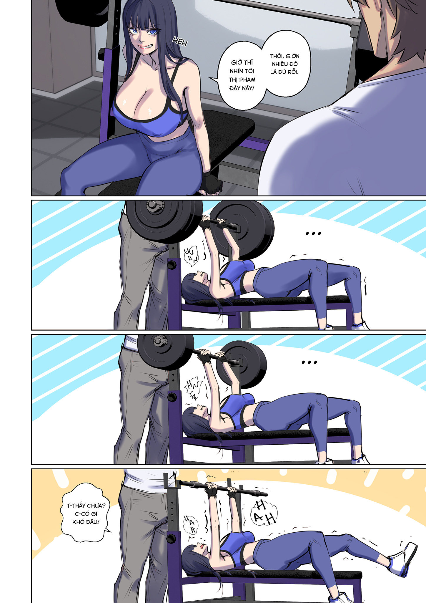 Đọc truyện hentai Bắt cóc người ngoài hành tinh - Chap 3 - Phòng gym