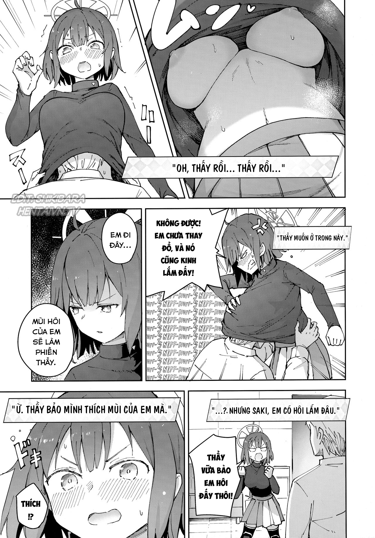 Đọc truyện hentai Tôi nứng sau khi ngửi mùi của Saki - Oneshot