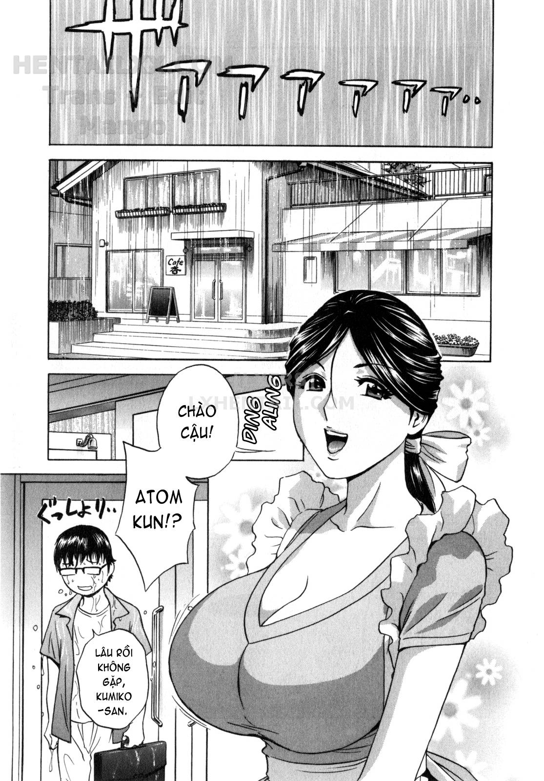 Đọc truyện hentai Life With Married Women Just Like A Manga - Chap 4