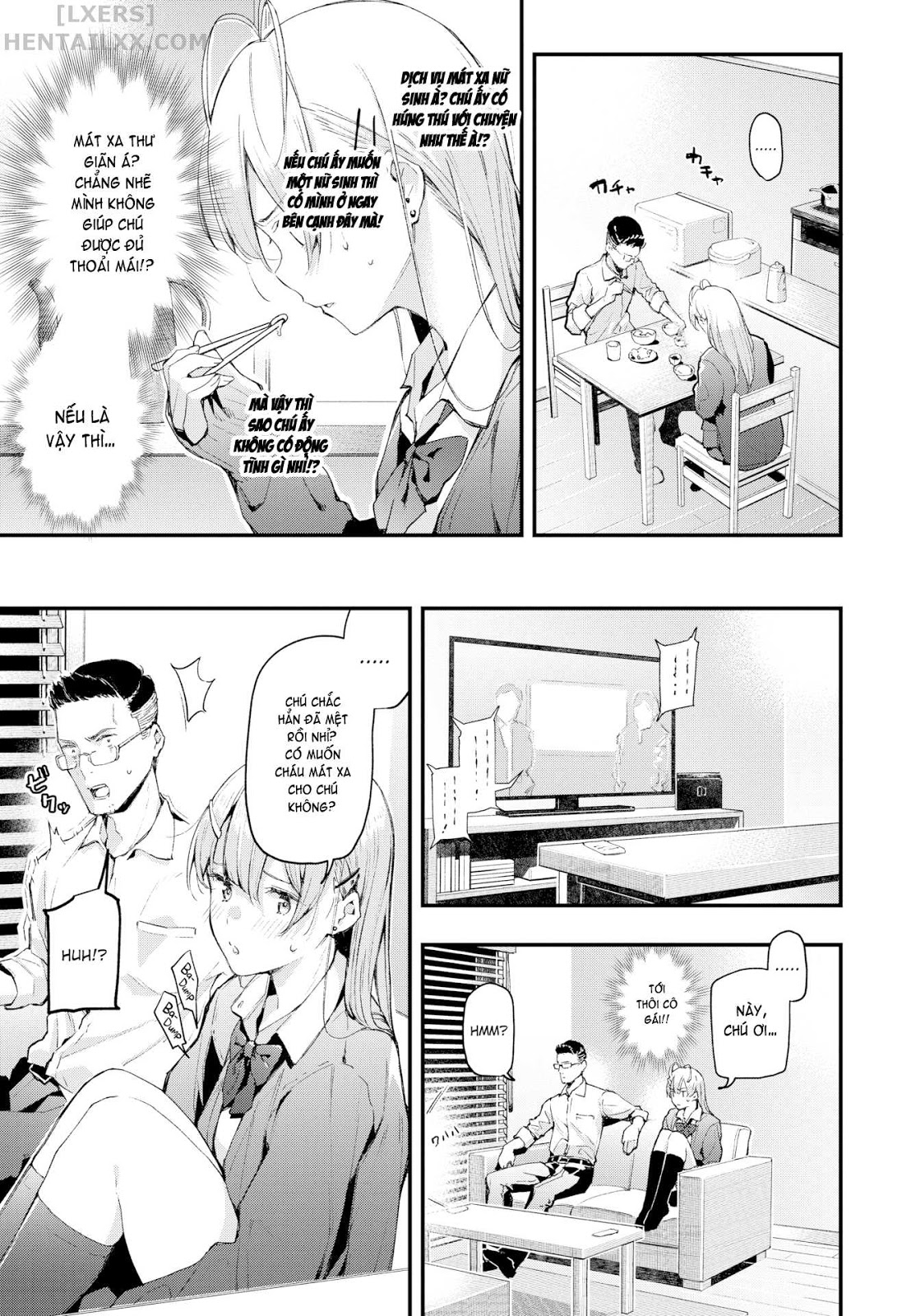 Đọc truyện hentai Uninvited Schoolgirl Reflexology - Oneshot