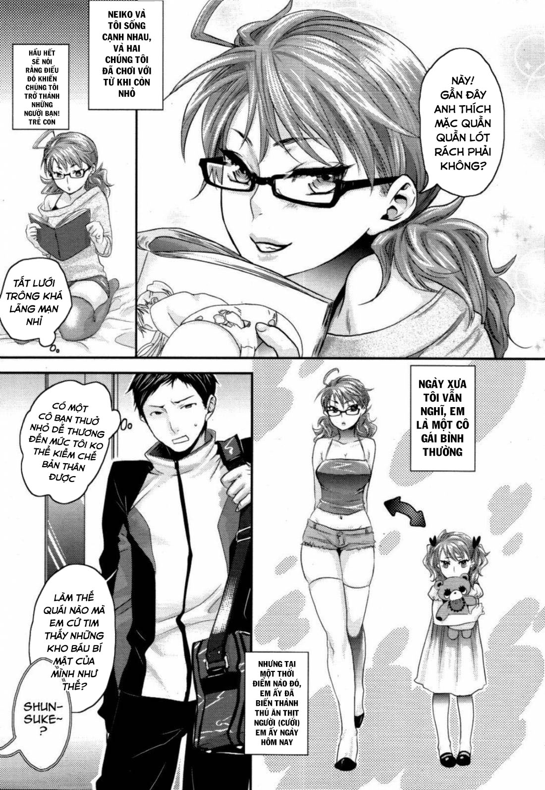 Đọc truyện hentai Aisare Shouwaru Con đĩ thèm cặc - My Childhood Friend 1