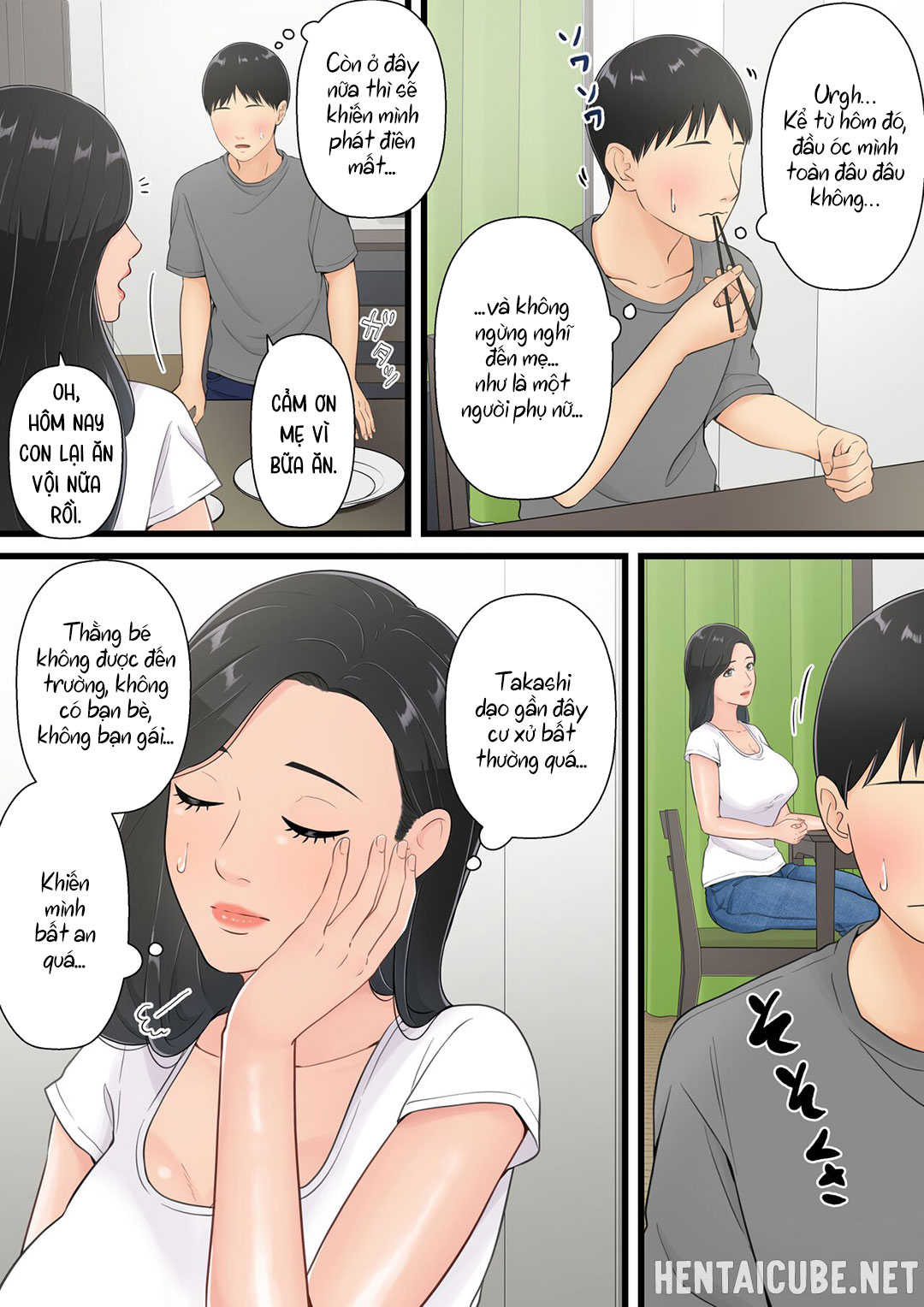 Đọc truyện hentai Người mẹ tốt chịu thua trước cu con trai - Oneshot