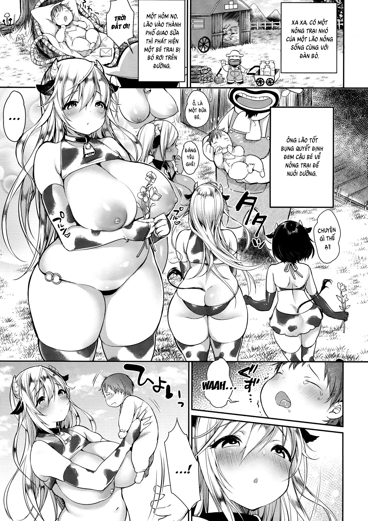 Đọc truyện hentai Makiba no Bonyuu Nikki - Chap 1