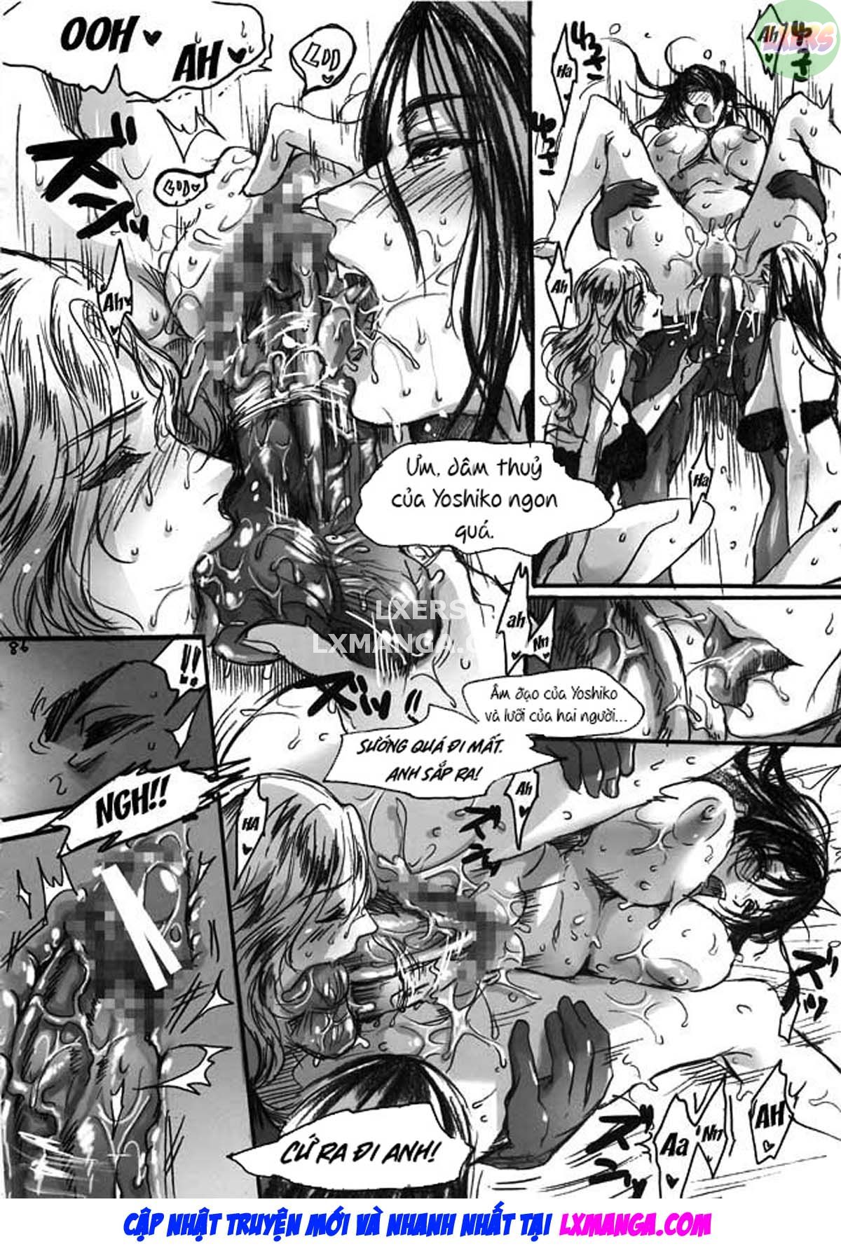 Đọc truyện hentai Cô bạn gái quyến rũ cùng người yêu - Oneshot