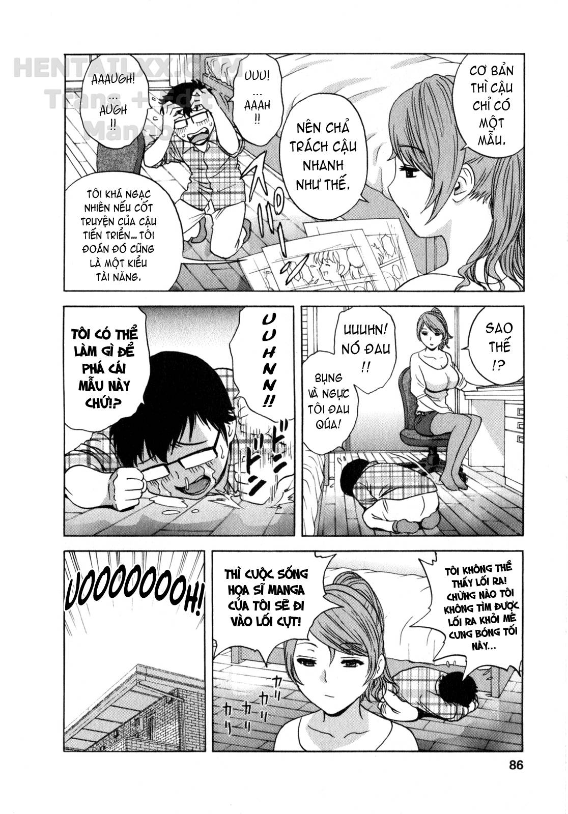Đọc truyện hentai Life With Married Women Just Like A Manga - Chap 15