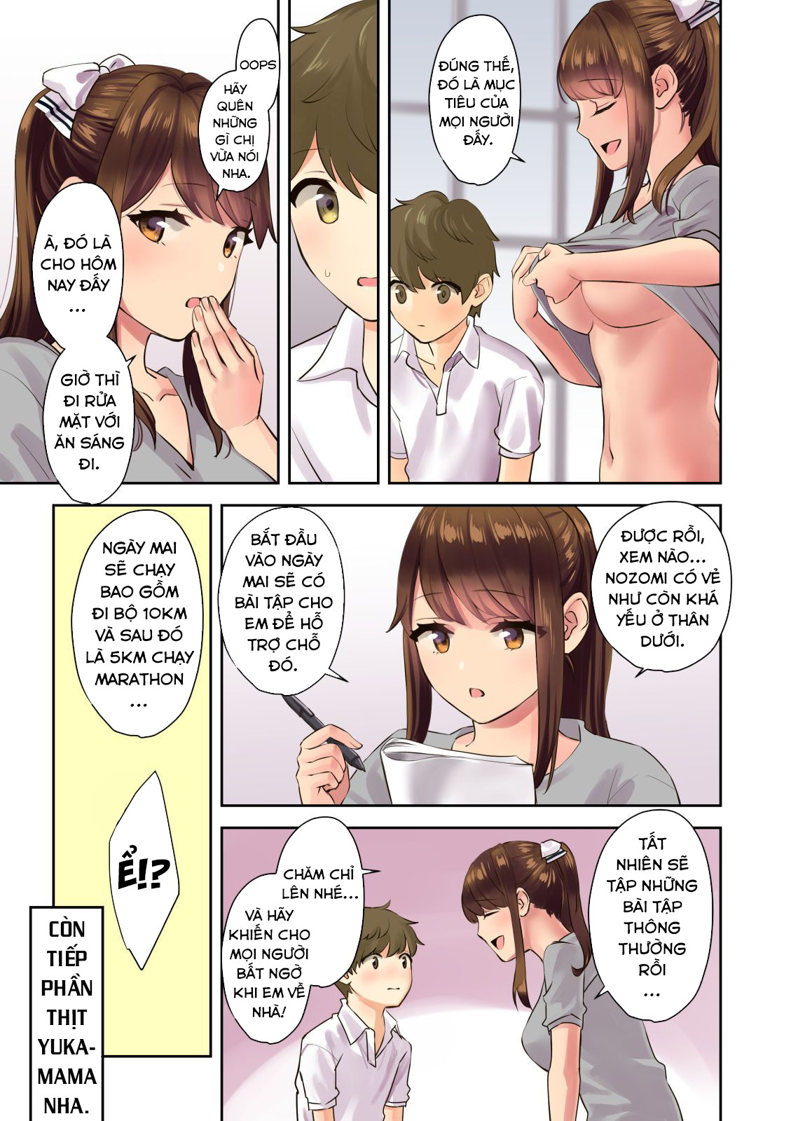 Đọc truyện hentai Câu chuyện về cuộc huẩn luyện thể chất với các chị gái của tôi - Chap 1.1