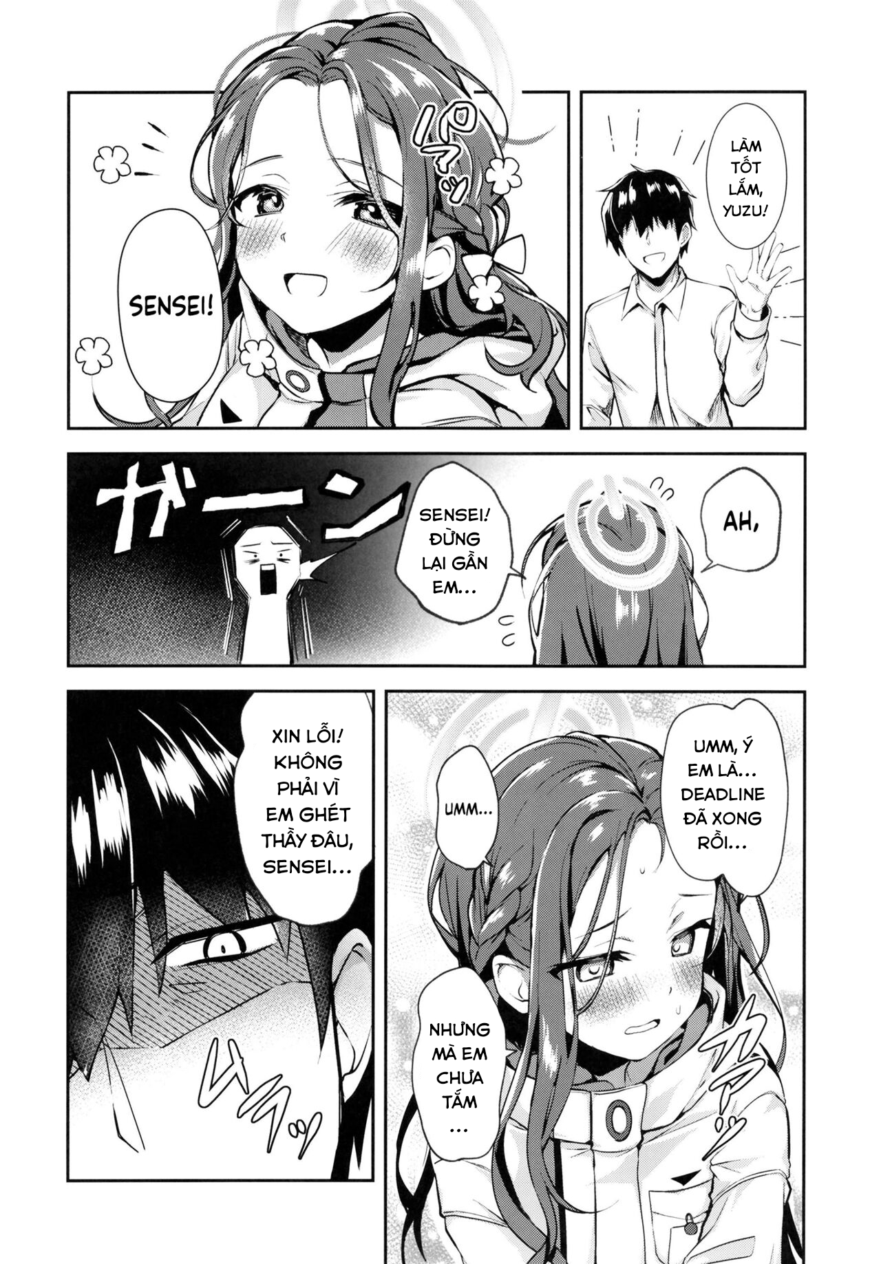 Đọc truyện hentai Sau khi chạy deadline Blue Archive - Oneshot
