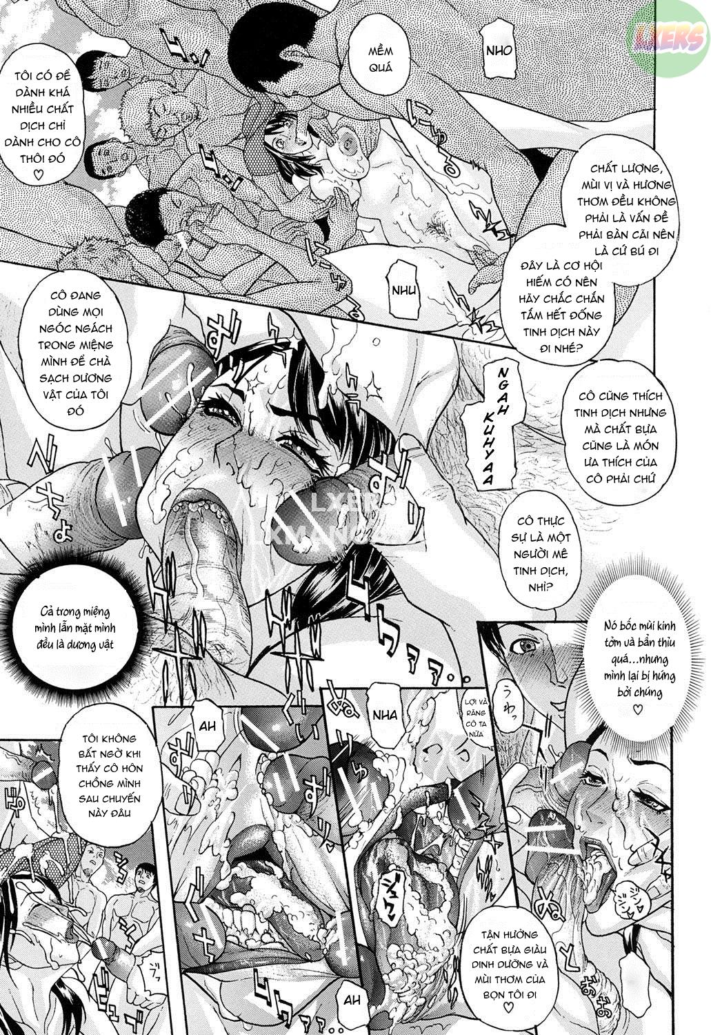 Đọc truyện hentai Vợ tin đồn là đồ biến thái Chap 4