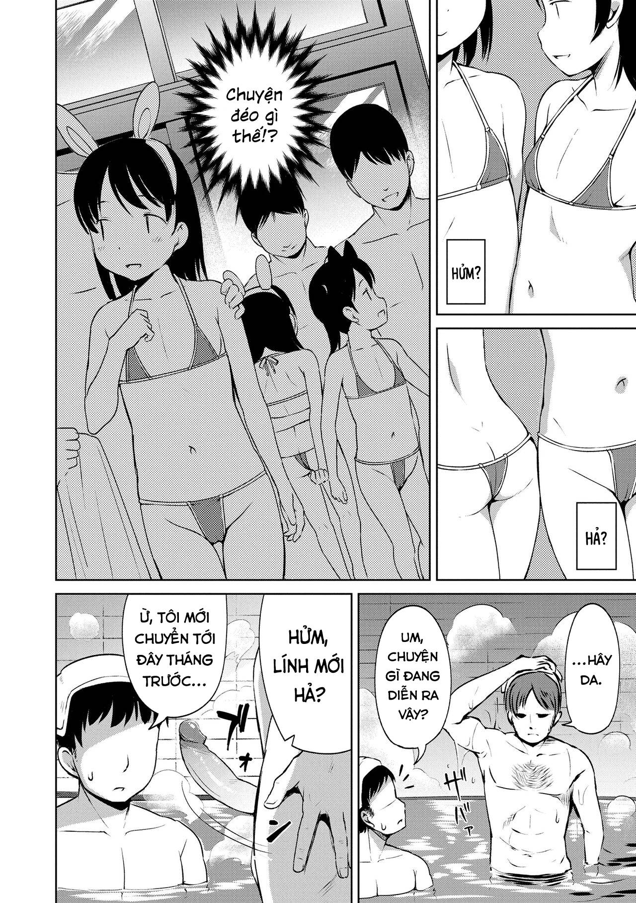 Đọc truyện hentai Lần đầu trải nghiệm nhà tắm công cộng và cái kết - Oneshot