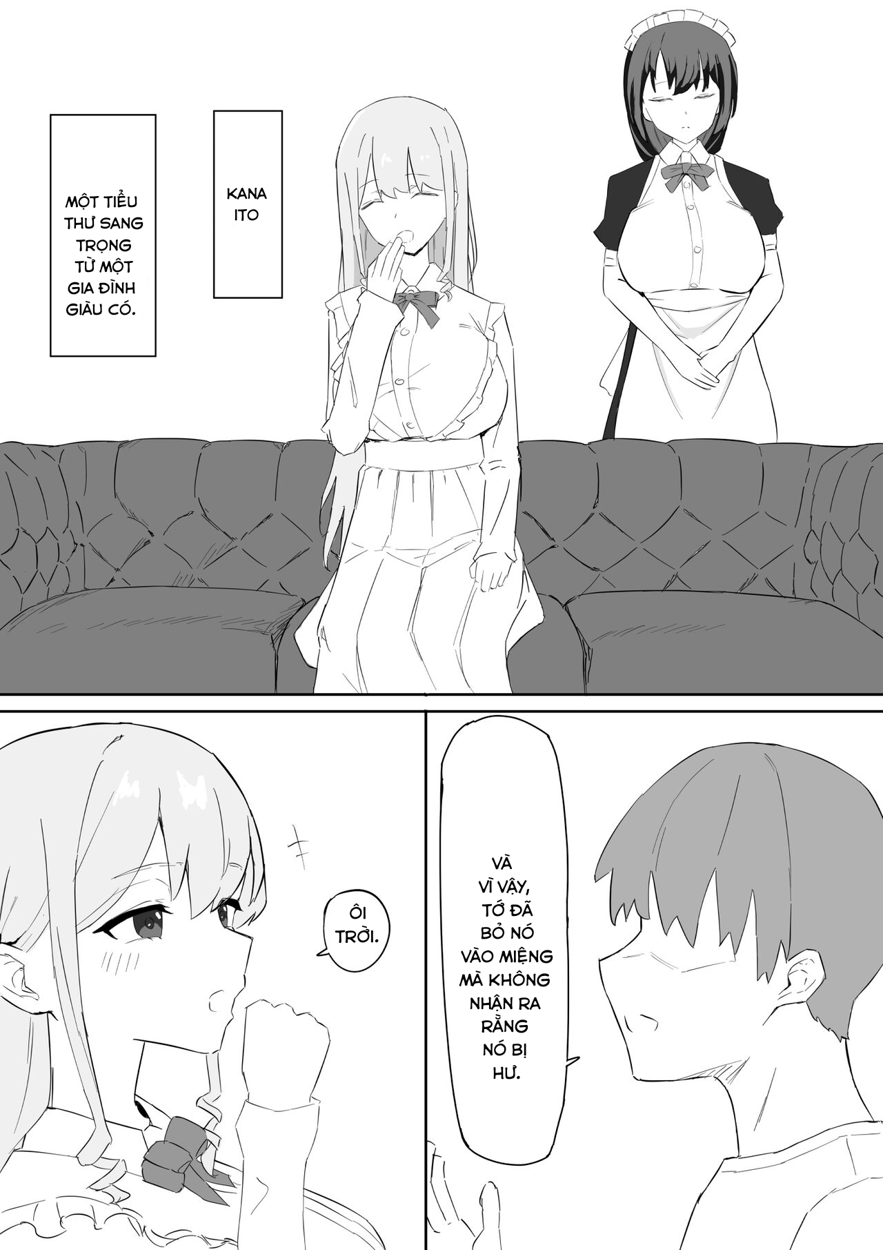 Đọc truyện hentai Câu chuyện về Oba-sama và vợ của ông bị vị hôn thê của họ bắt và quan hệ tình dục với nhau. - Oneshot