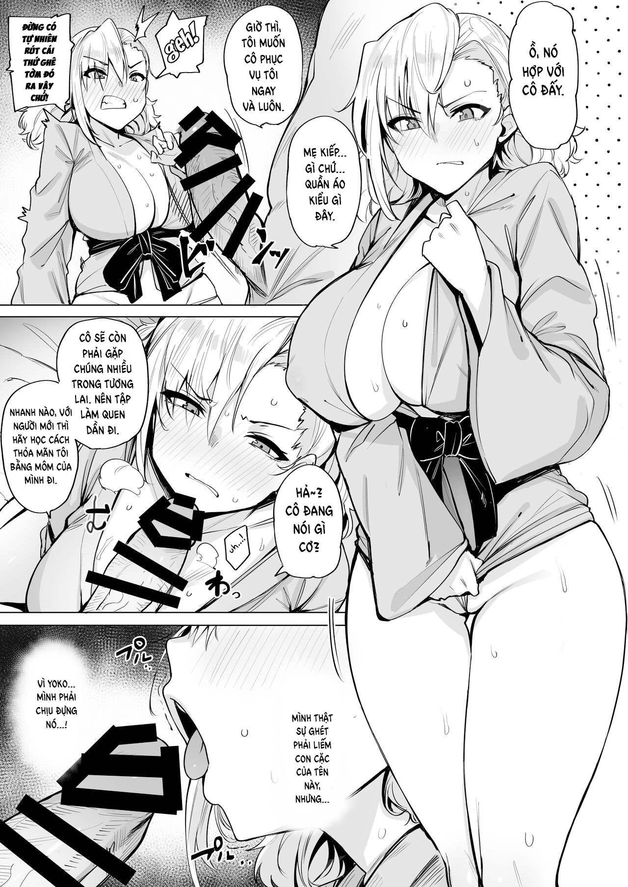 Đọc truyện hentai Nhà trọ của 3 chị em nhà nghèo phục vụ kinh doanh - Chap 2