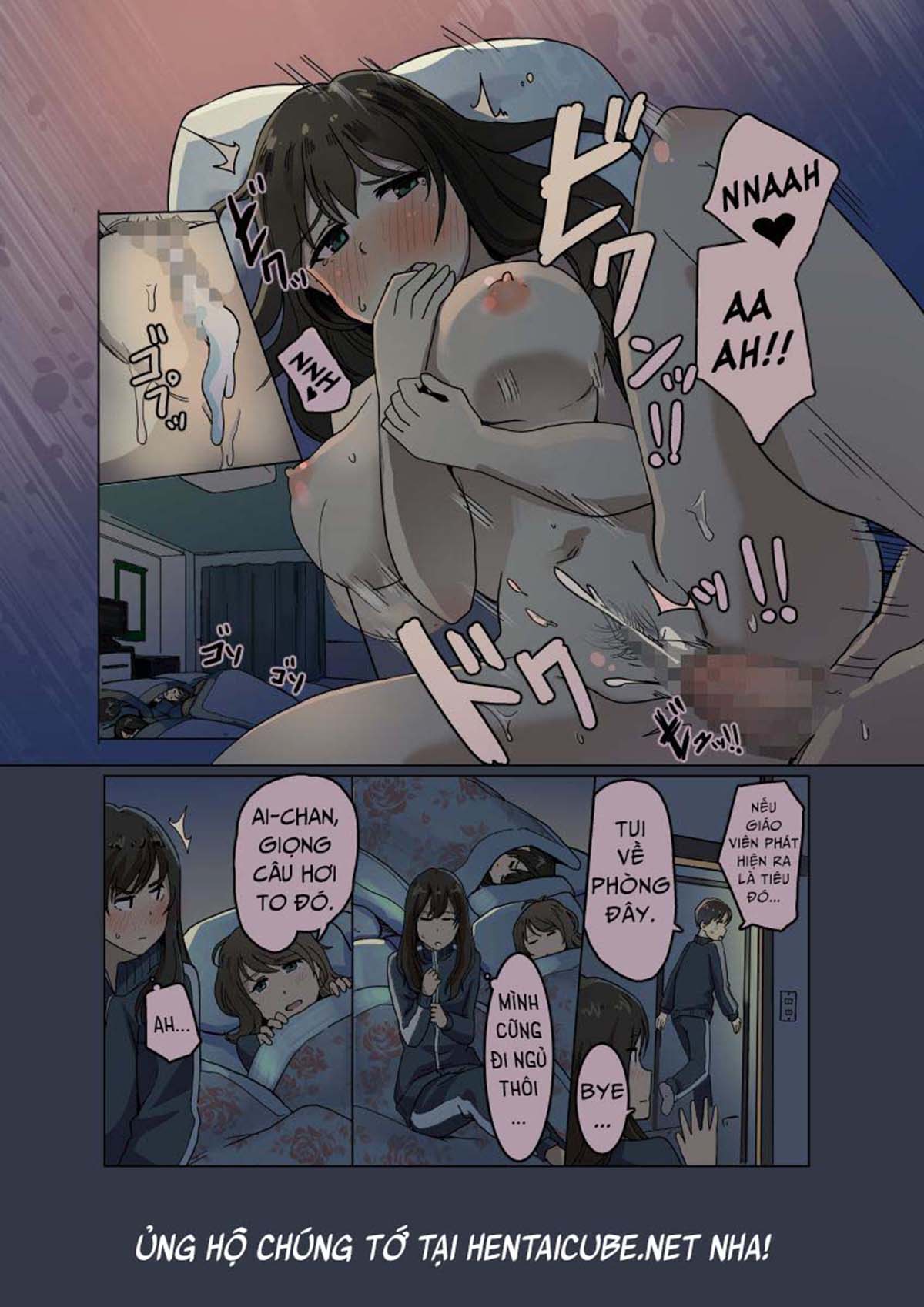 Đọc truyện hentai Shuugaku Ryokou No Bus No Naka De - Oneshot