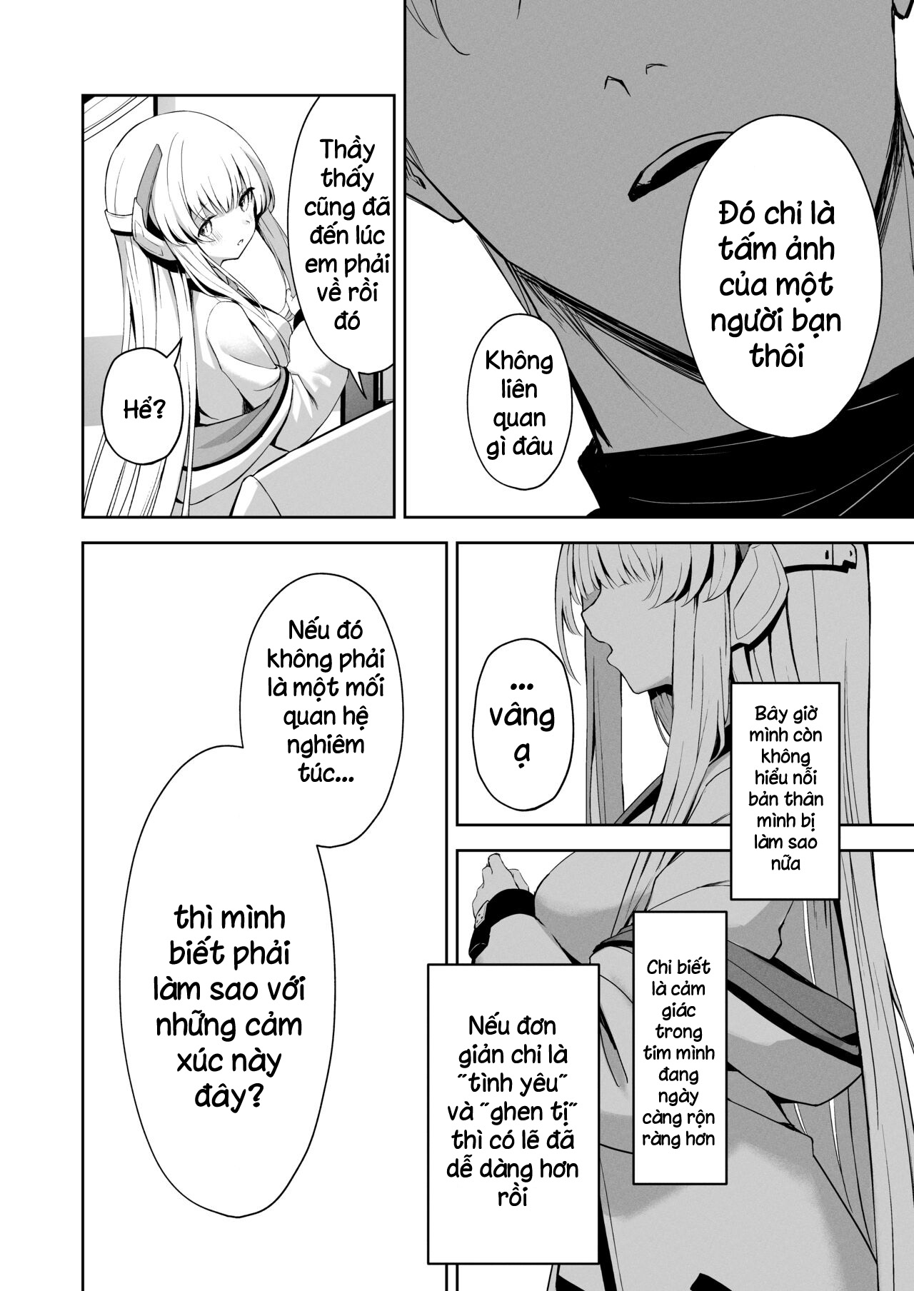 Đọc truyện hentai Noa nhận thấy Yuuka và Sensei ngày càng thân thiết - Oneshot