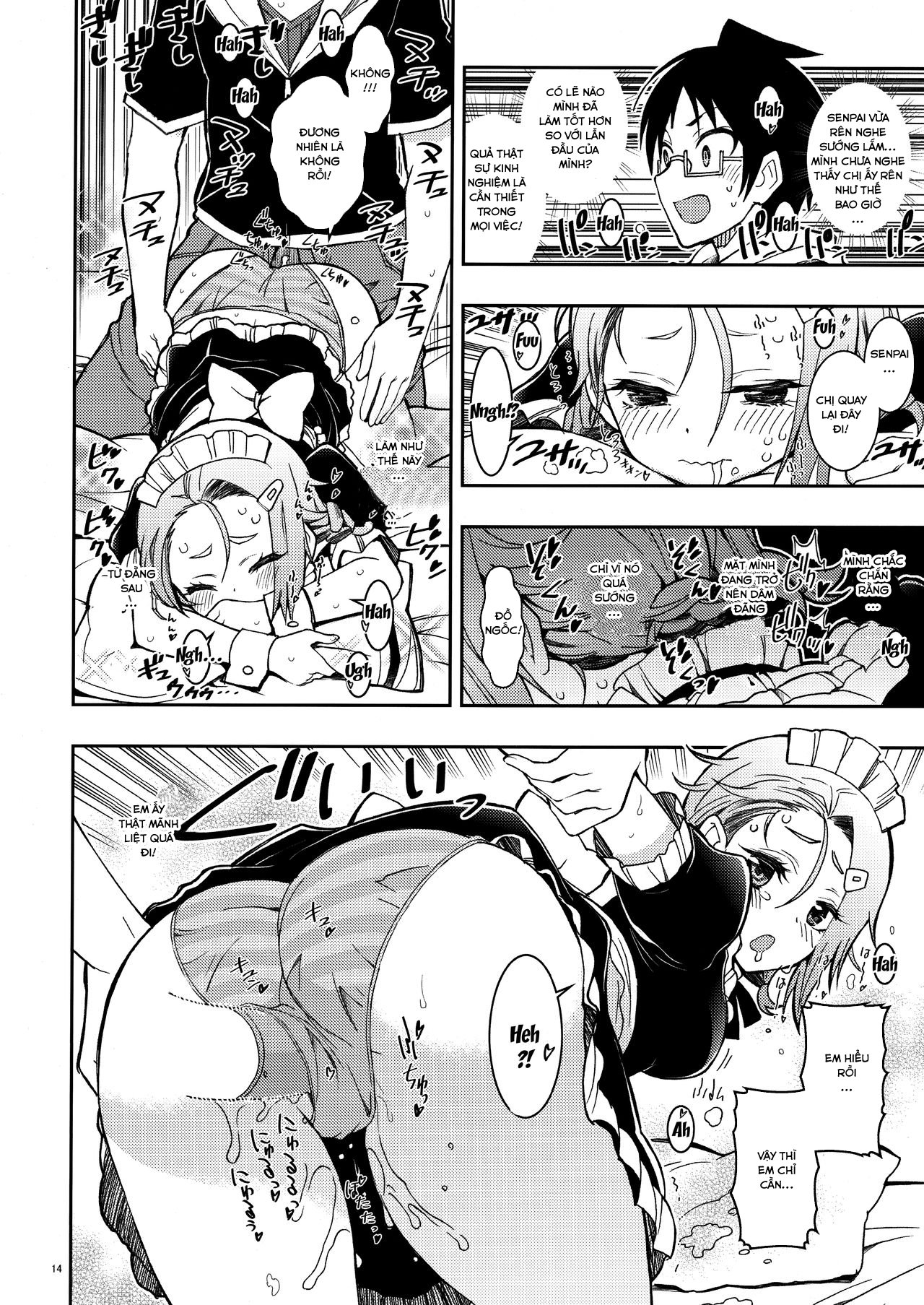 Đọc truyện hentai Bokutachi wa Fumino mo Asumi mo Kawaii (Bokutachi wa Benkyou ga Dekinai) - Oneshot