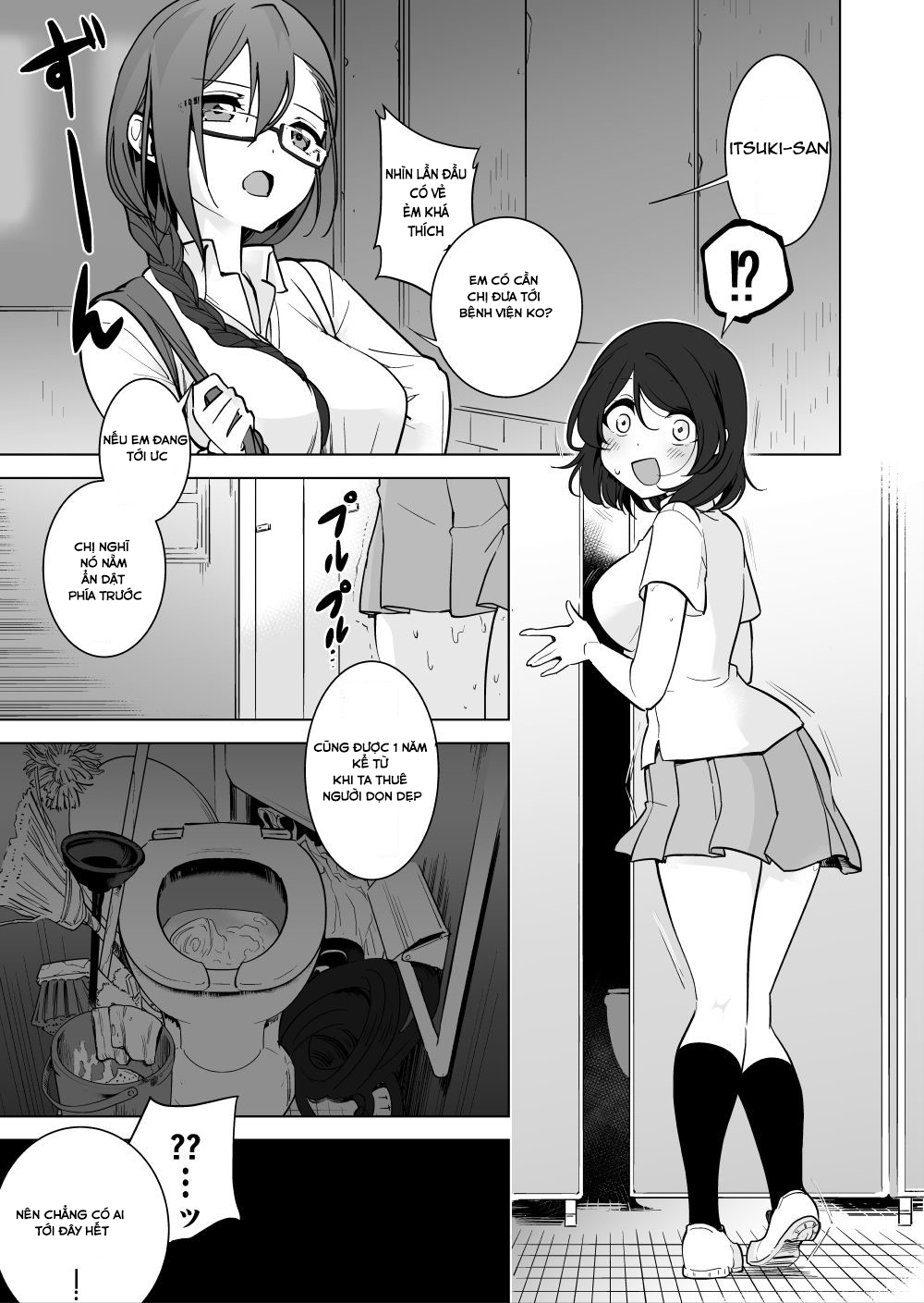 Đọc truyện hentai Gokimesu no Inai Gakkou Toile Hen - Natri clorua