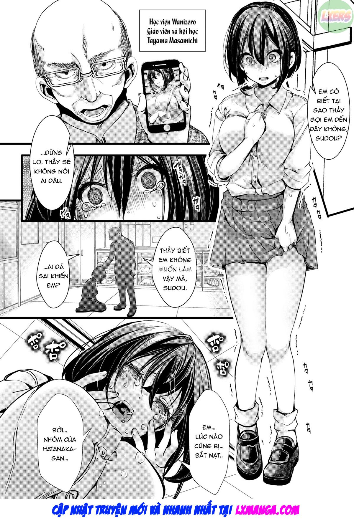 Đọc truyện hentai Một giáo viên trung niên ở một trường cuối cấp đe dọa quan hệ tình dục với tôi. - Oneshot