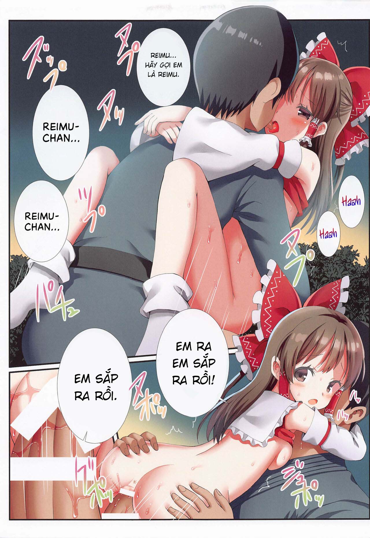 Đọc truyện hentai Miko-san bé nhỏ của Hakurei và những bụi cây bí mật - Oneshot