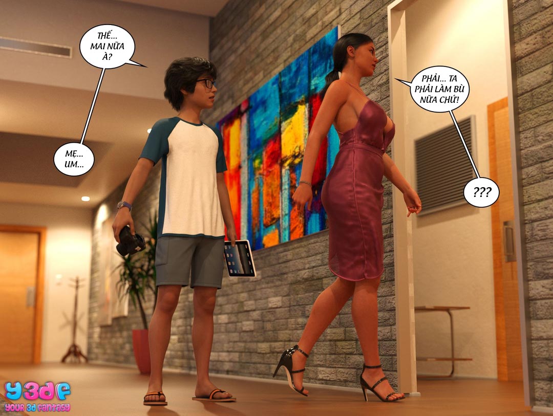 Đọc truyện hentai Trophy Mom - Chap 2C