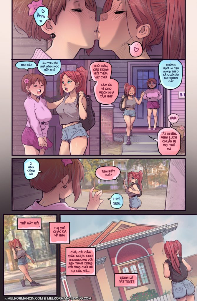 Đọc truyện hentai Sidney - Chap 4.2: Threesome