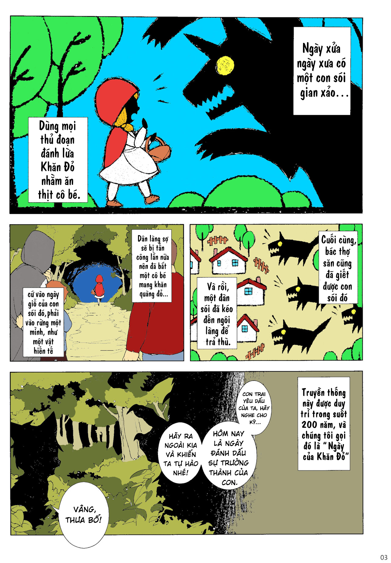 Đọc truyện hentai Cô bé quàng khăn đỏ-Chuyện cổ tích - Oneshot