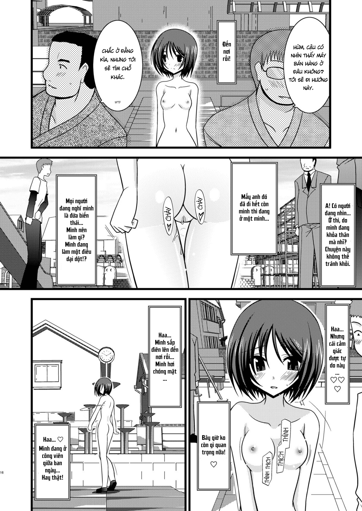 Đọc truyện hentai Cô gái thích khoả thân - Chap 2