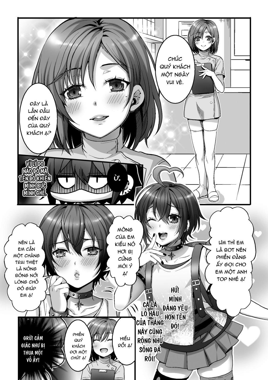 Đọc truyện hentai Niềm vui thẳng xuống hình ảnh chào đón Chap 2