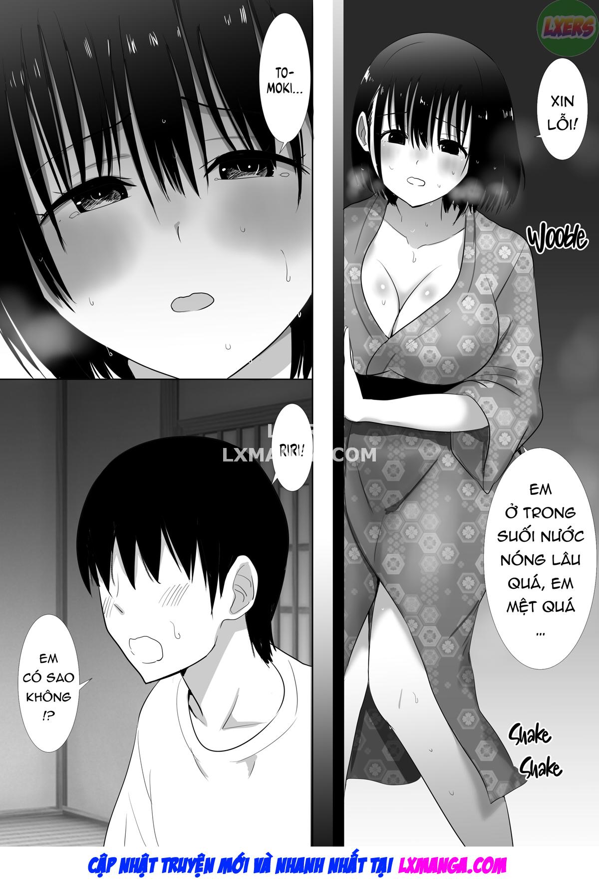 Đọc truyện hentai Cô bạn gái ngực bự của tôi đi du lịch suối nước nóng có thể đã bị bạn trai dâm đãng của bạn cô ấy đến thăm - Chap 2 - [END]