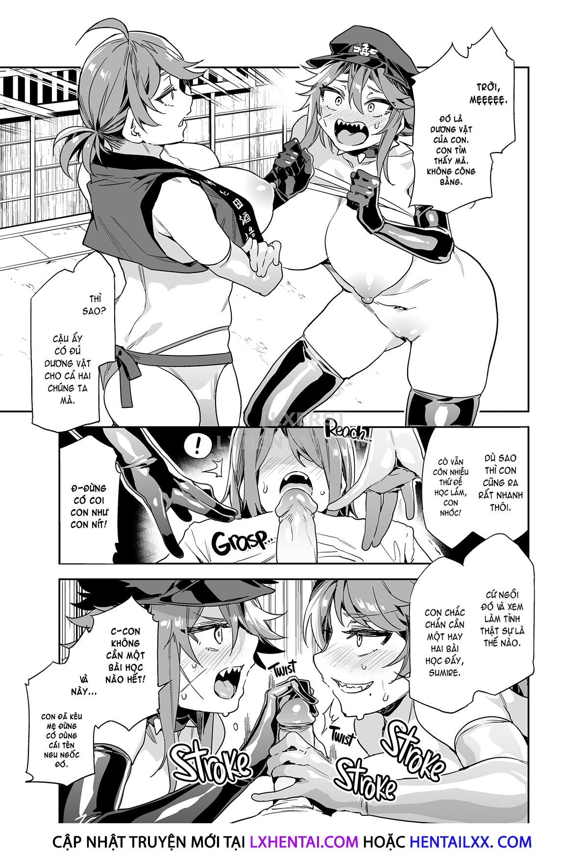 Đọc truyện hentai Teisou Kannen Zero No Onna Tomodachi - Chap 4 - The Delinquent Girl With Zero Chastity and her Mom