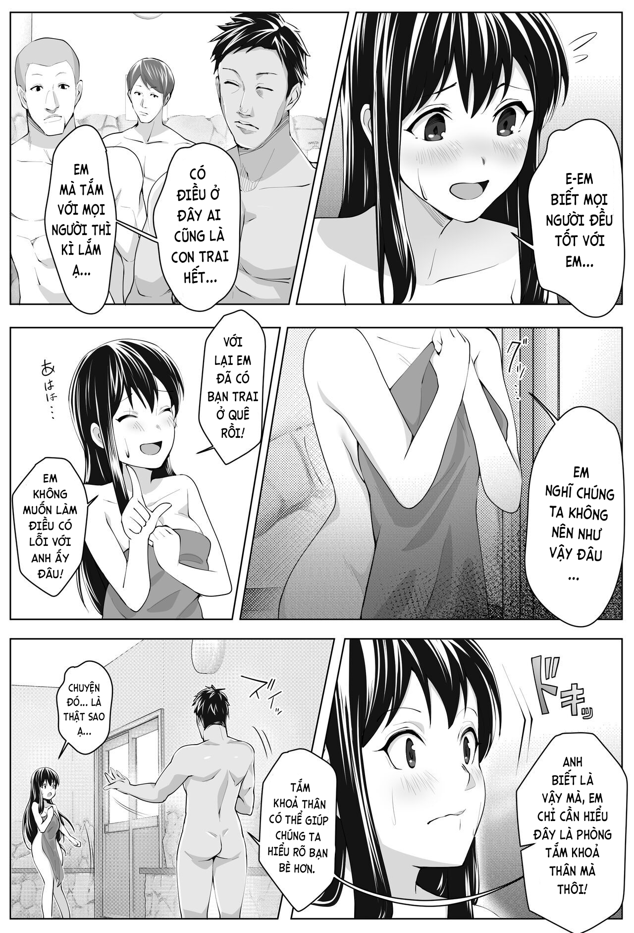 Đọc truyện hentai Nữ sinh ở kí túc xá nam - Chap 2