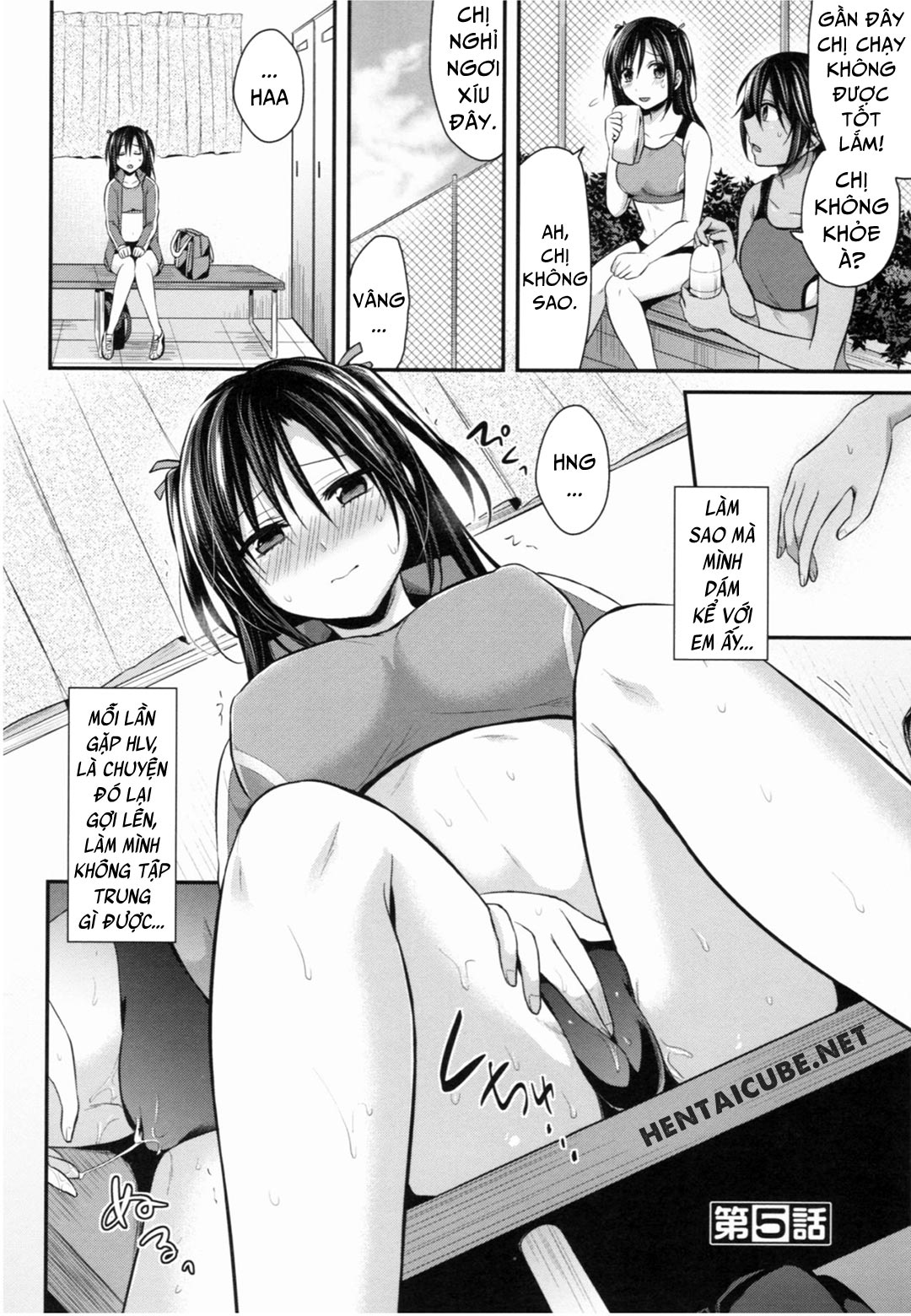 Đọc truyện hentai Joshi Rikujoubu Harem Training - Chap 5