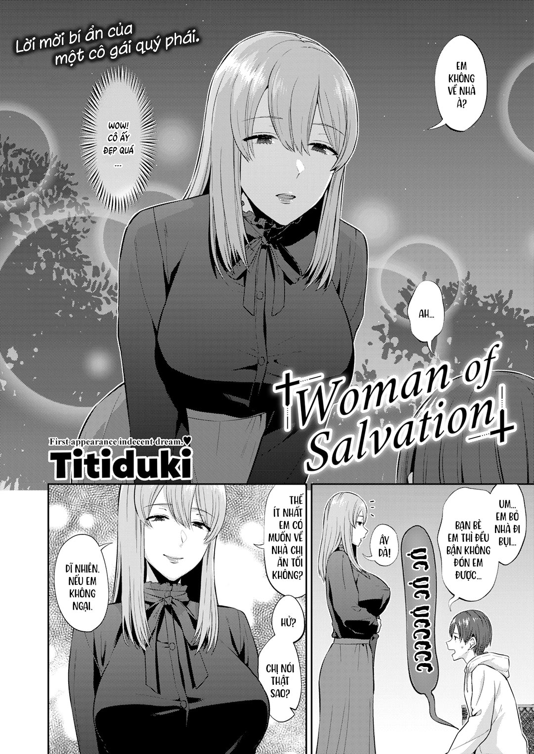 Đọc truyện hentai Người phụ nữ cứu rỗi - Oneshot